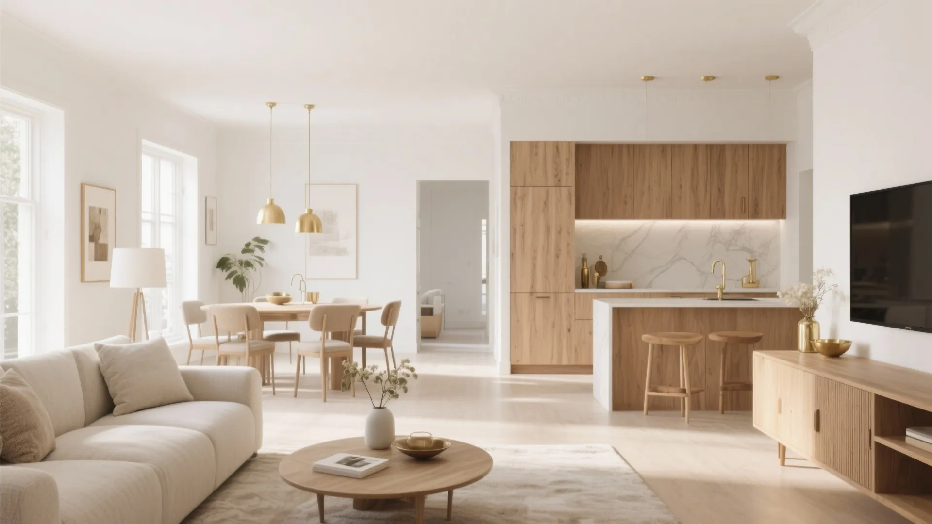 Light, Reflective Palettes with Warm Accents