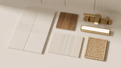 Modern Bathroom Materials & Finishes Palette