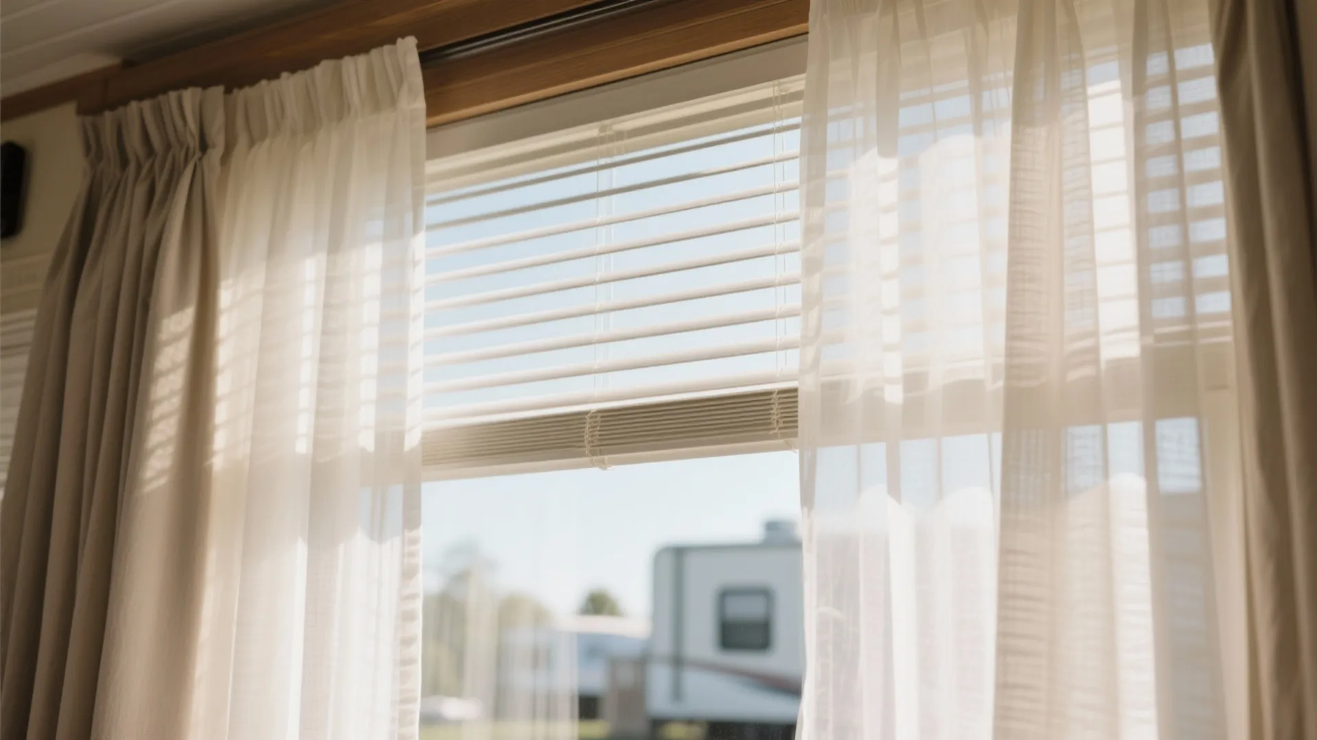 6. Light, Layered Window Treatments