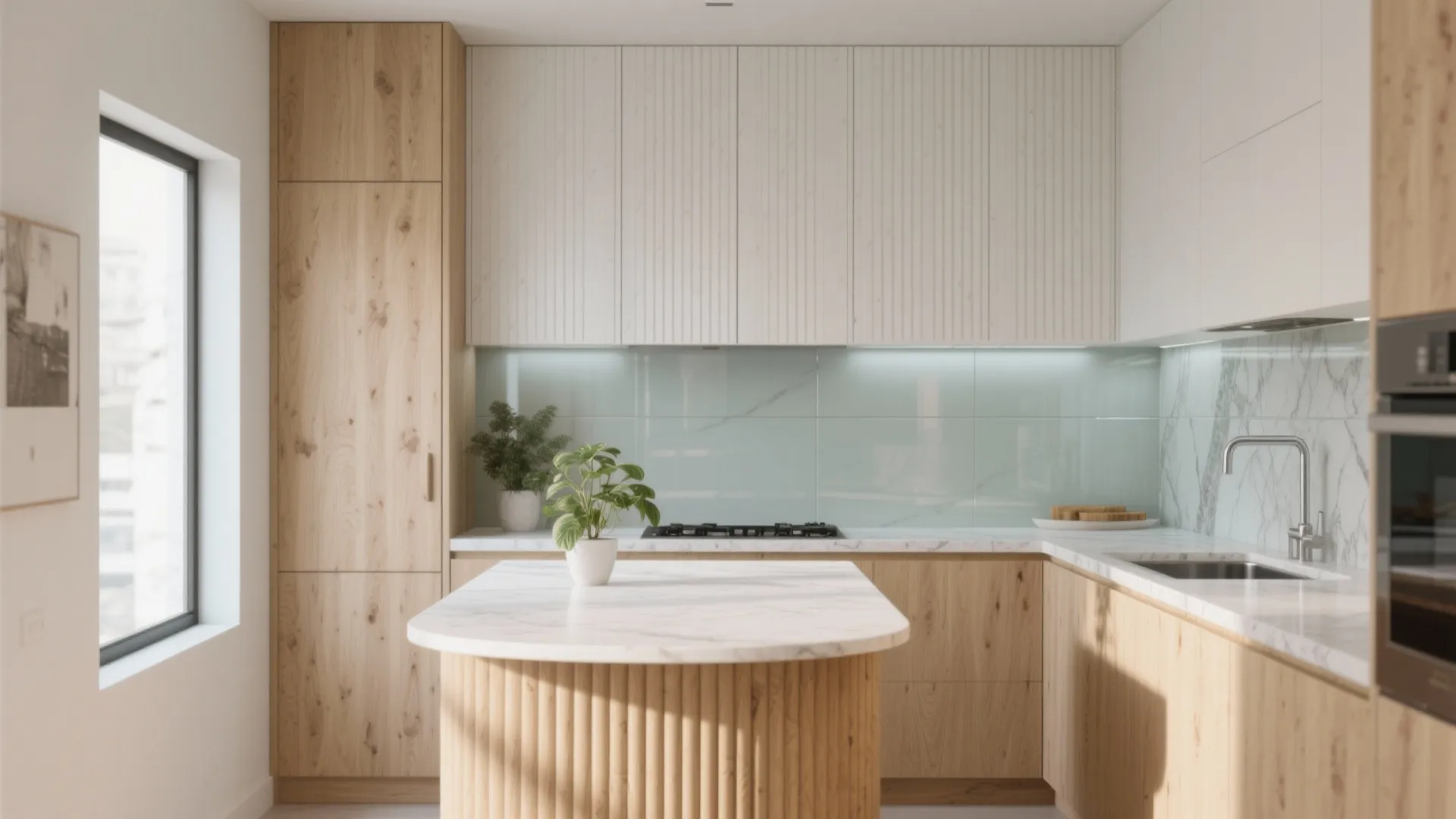 Warm up with wood tones (without making it heavy)