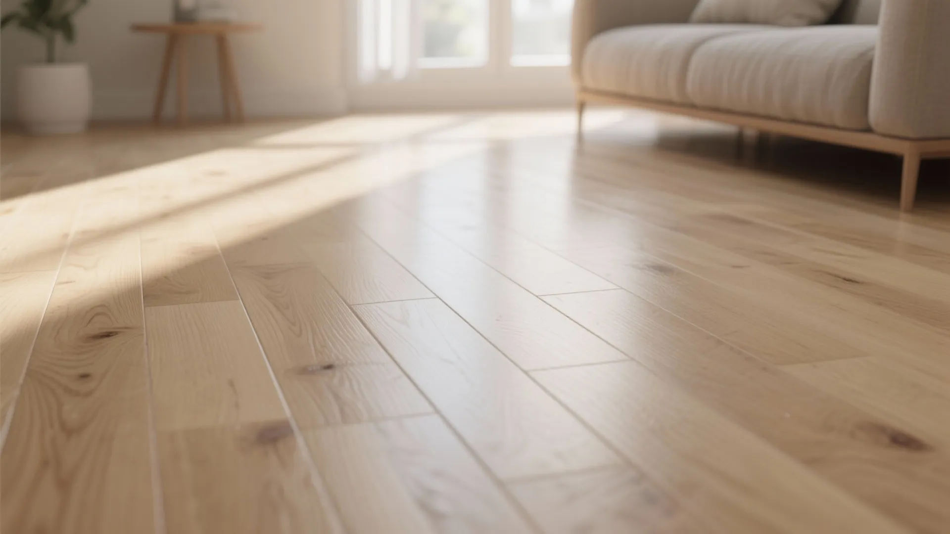 2. Light Wood Flooring