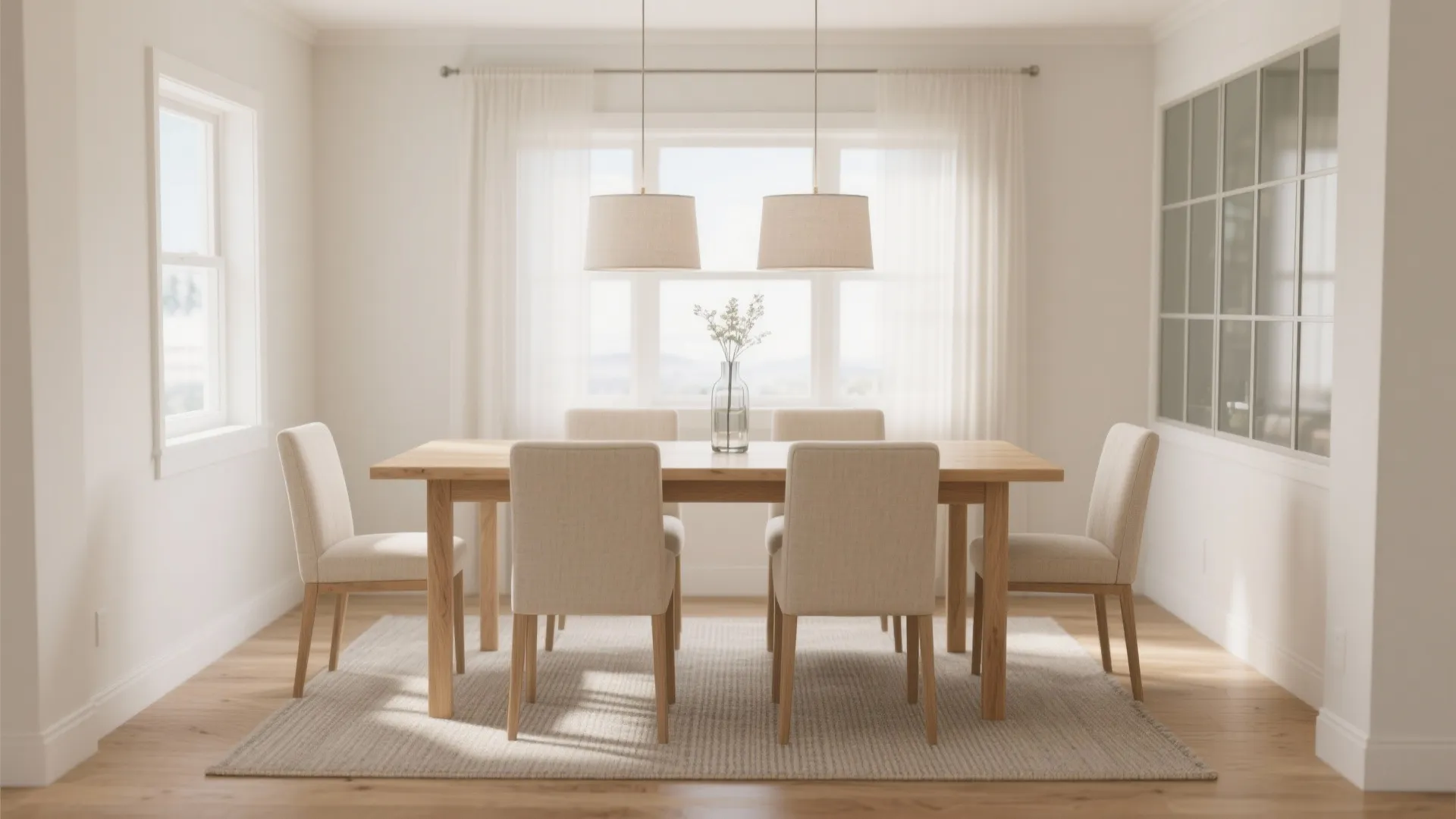 Glass and Light Wood Palette