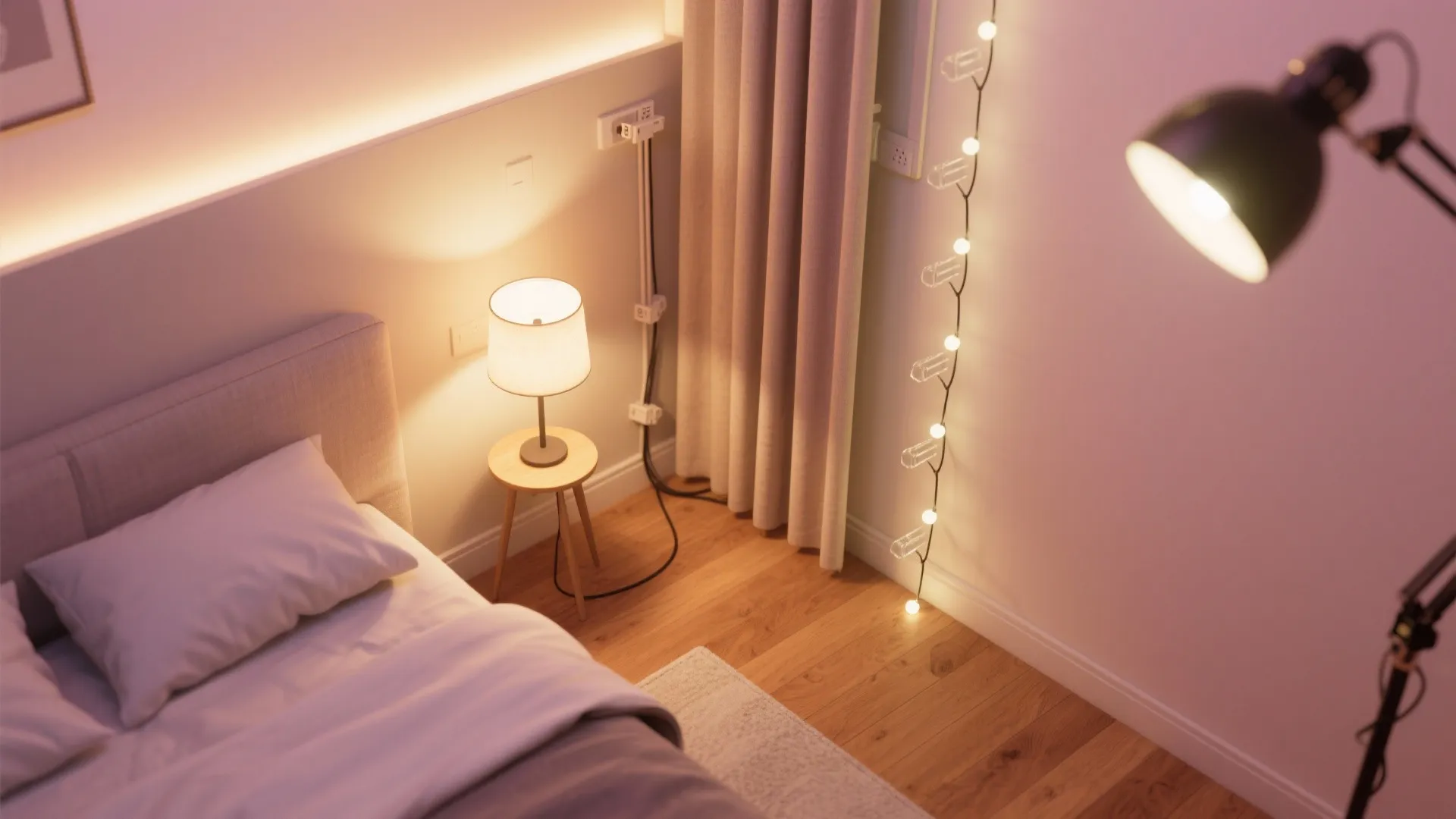 Mood Lighting Zones with Dimmers and Smart Scenes