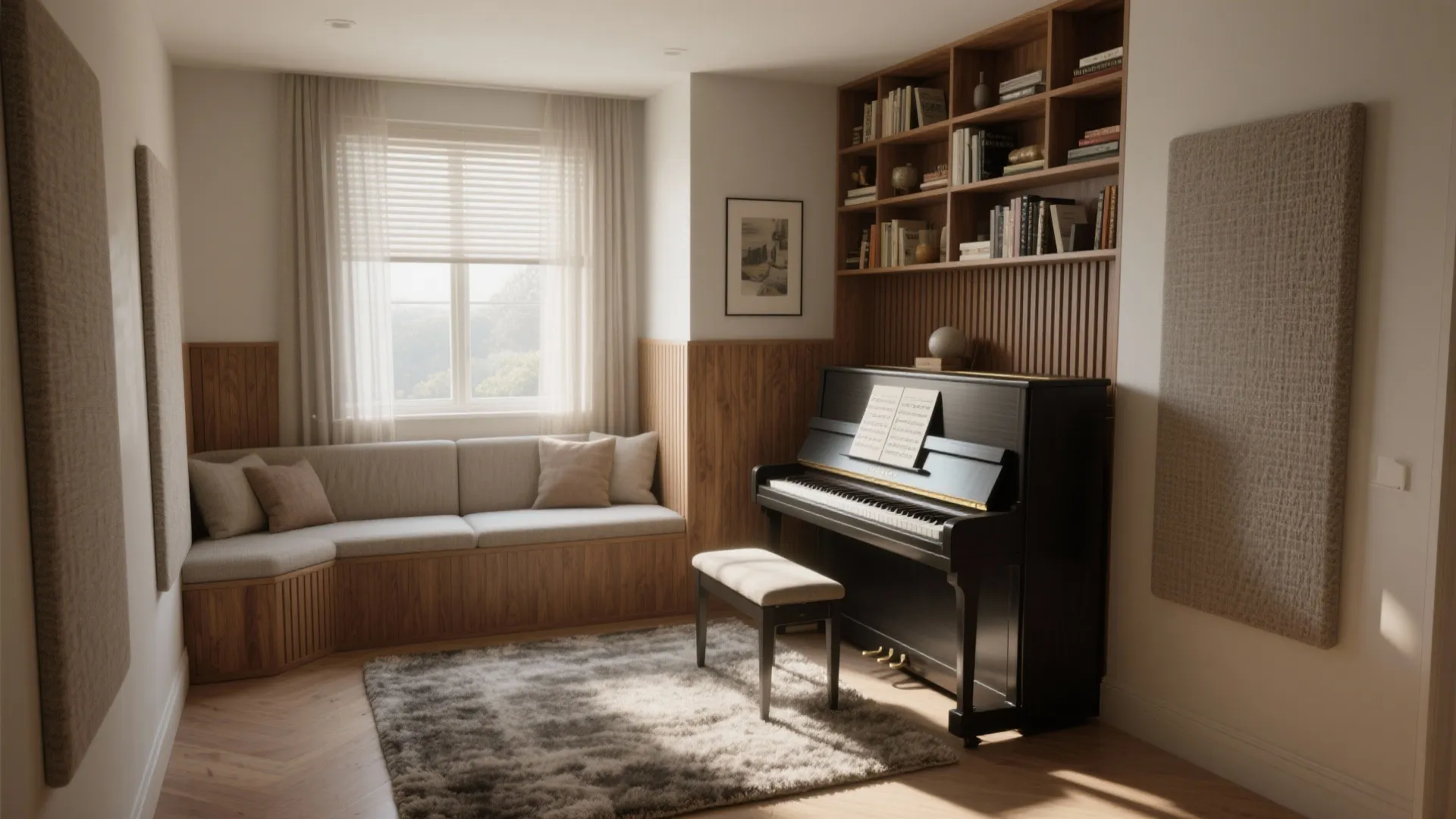 Light-first zoning with layered acoustics