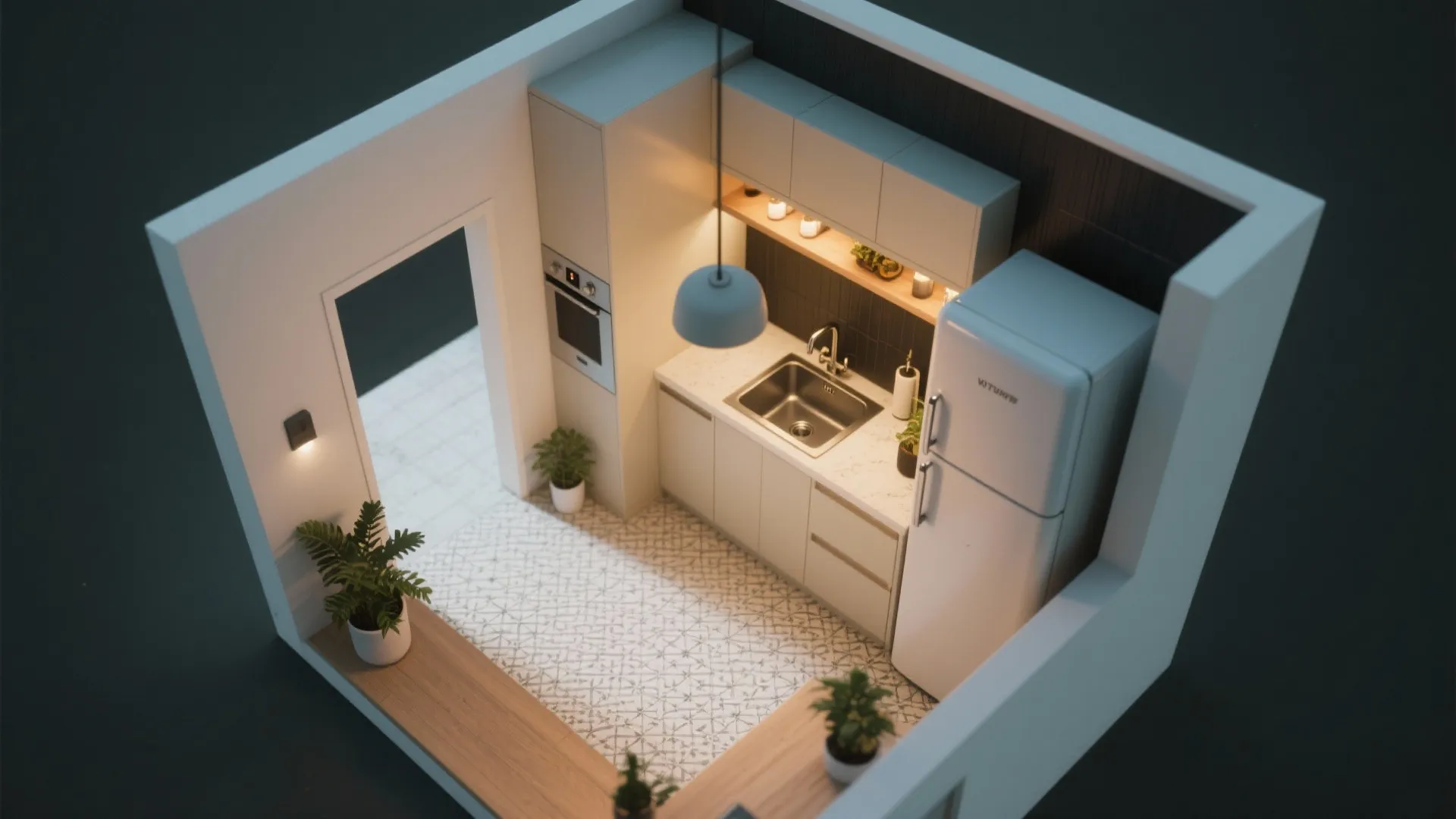 5. Light finishes, zoning, and traffic flow