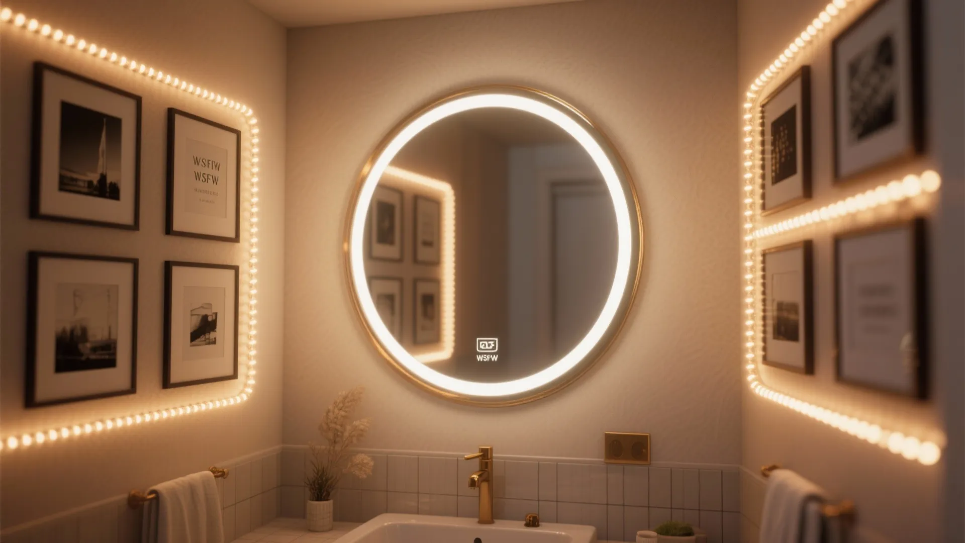 5. Lighted Gallery Display