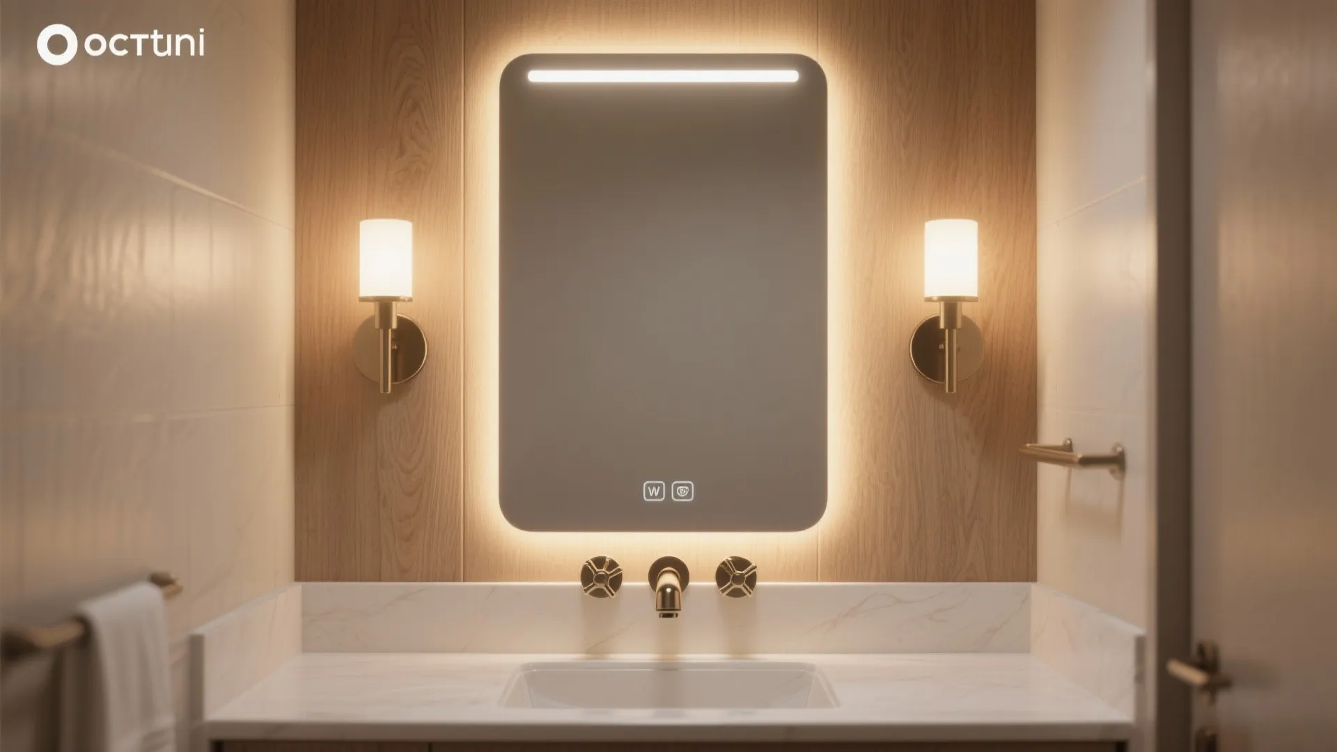 5. Coordinate Lighting Above the Faucet