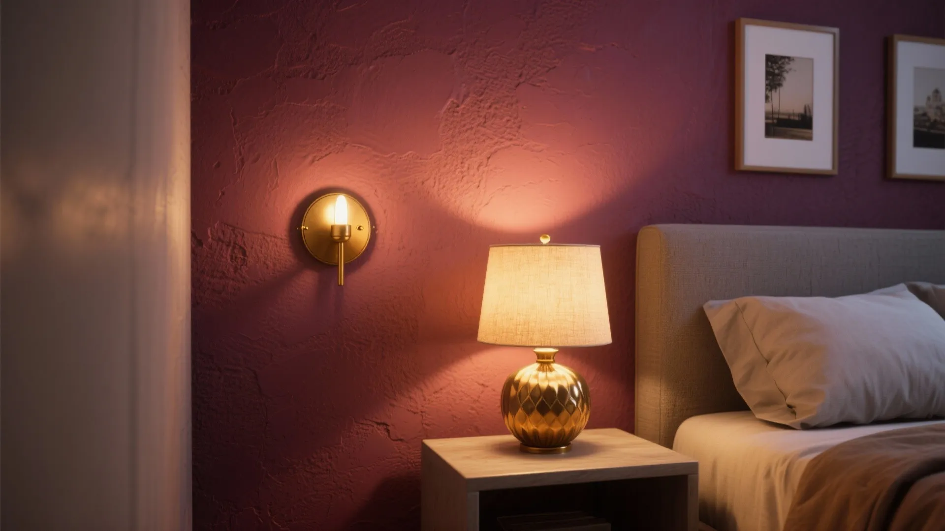 5. Strategic lighting and color accents to create depth