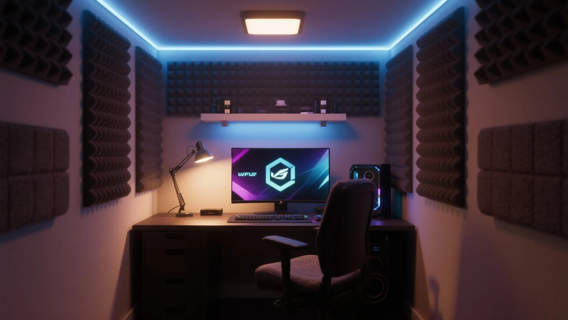 3. Immersive Lighting & Acoustic Panels