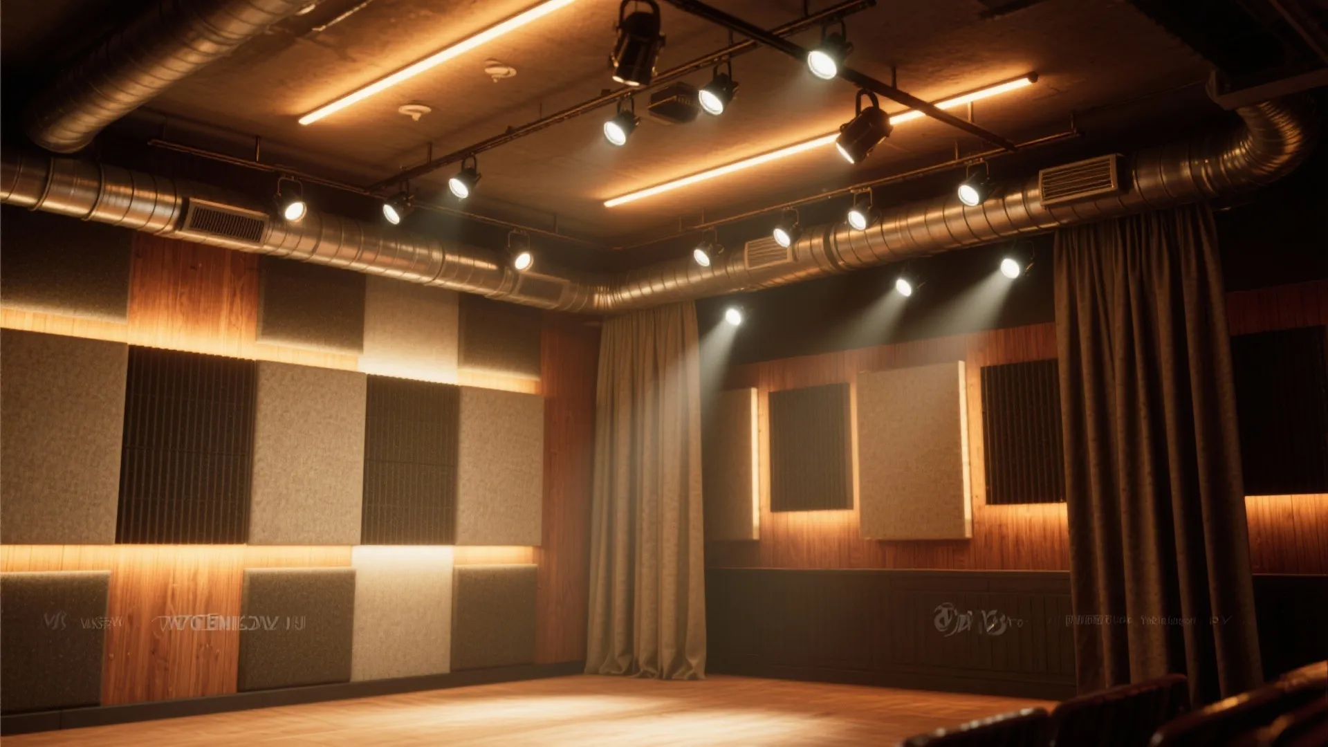 3. Make lighting and acoustics do the heavy lifting
