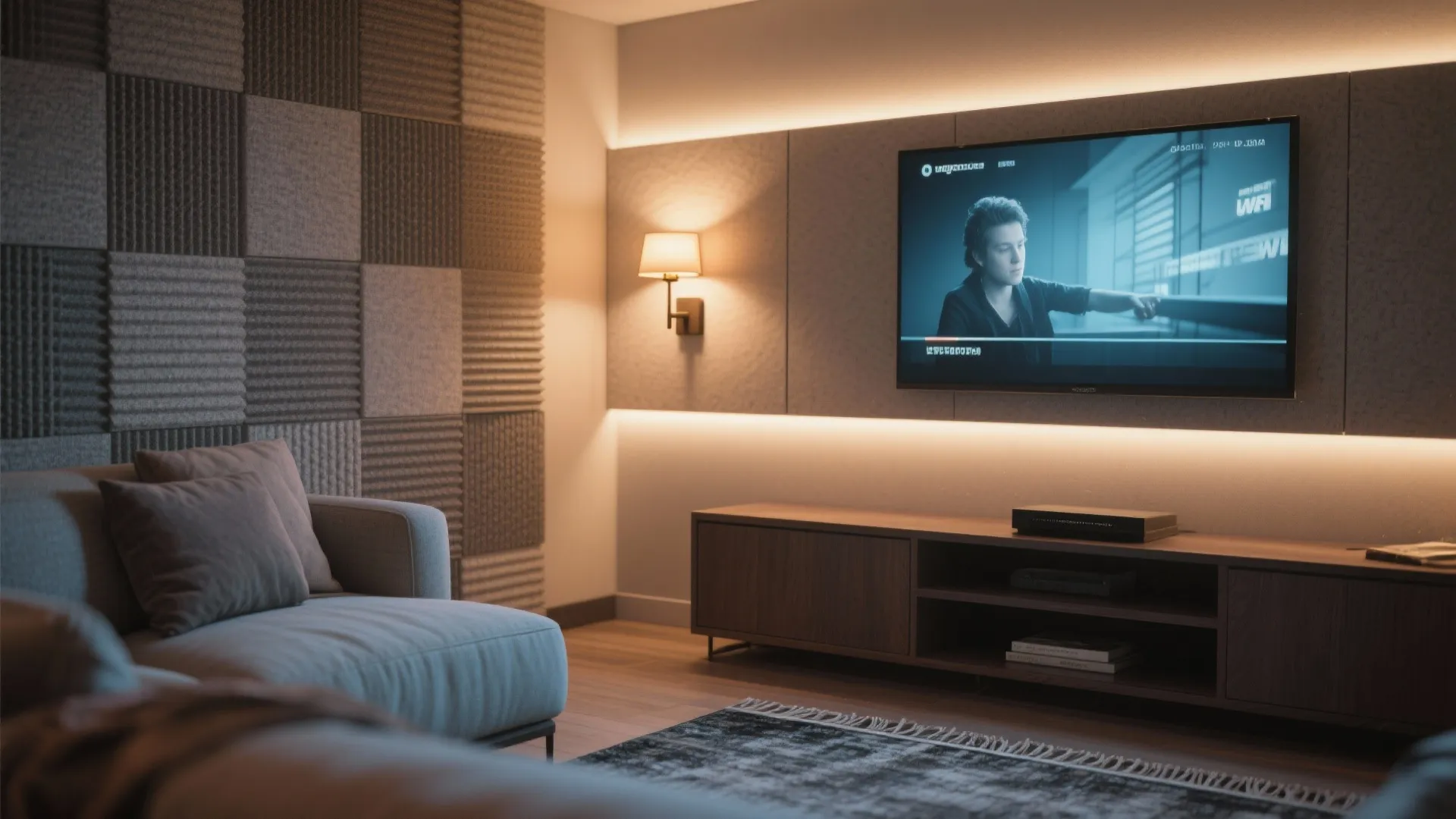 5. Layered lighting and acoustic tweaks