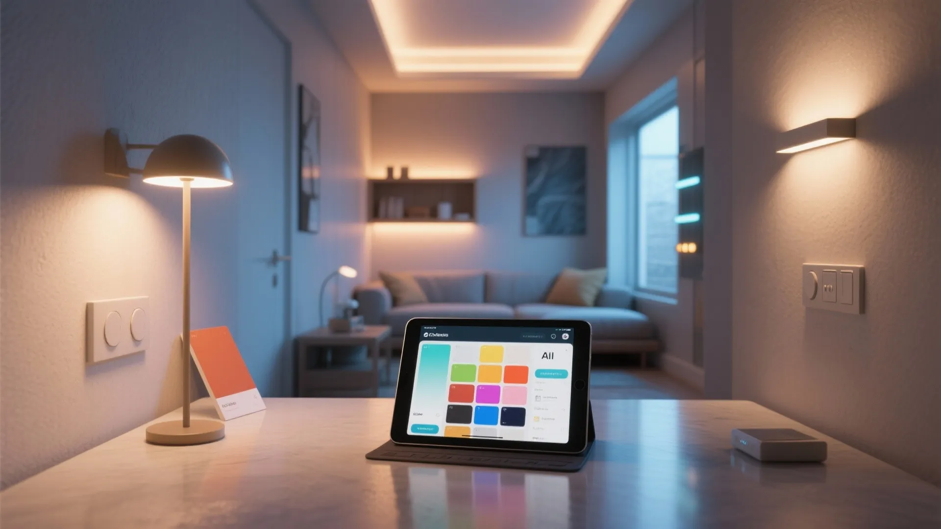5. Pair paint with smart lighting and AI color help