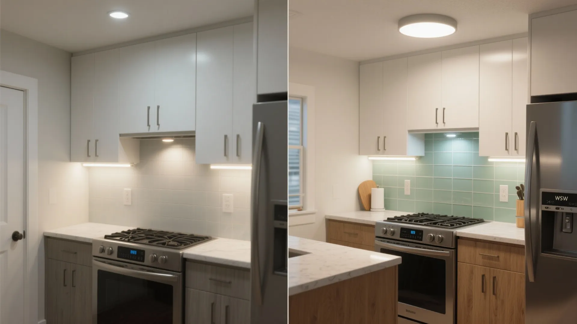 Layered Lighting and Right-Sized Appliances