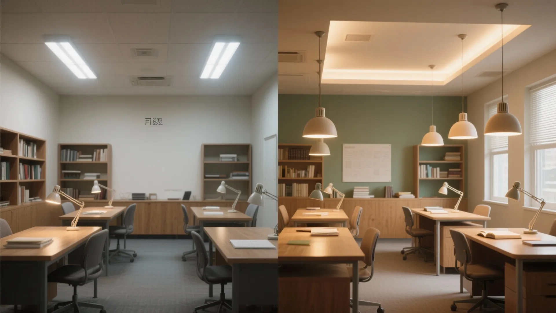 3) Light that flatters brains and books