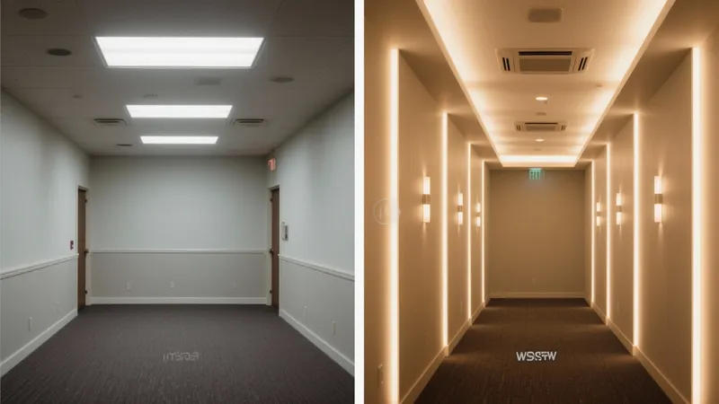 Before & After: How Lighting Transformed This Hallway from Sterile to Sophisticated