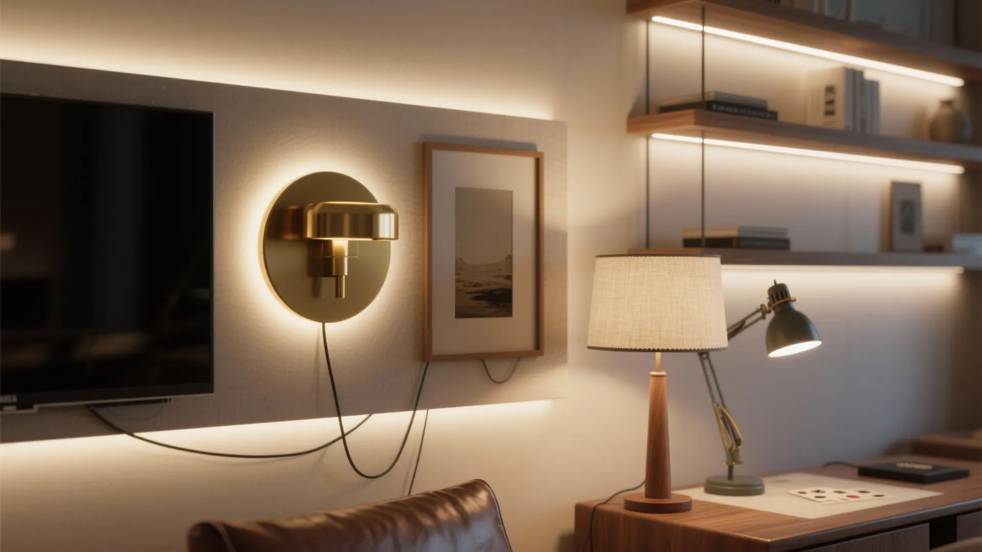 Layered Lighting and Screen Comfort