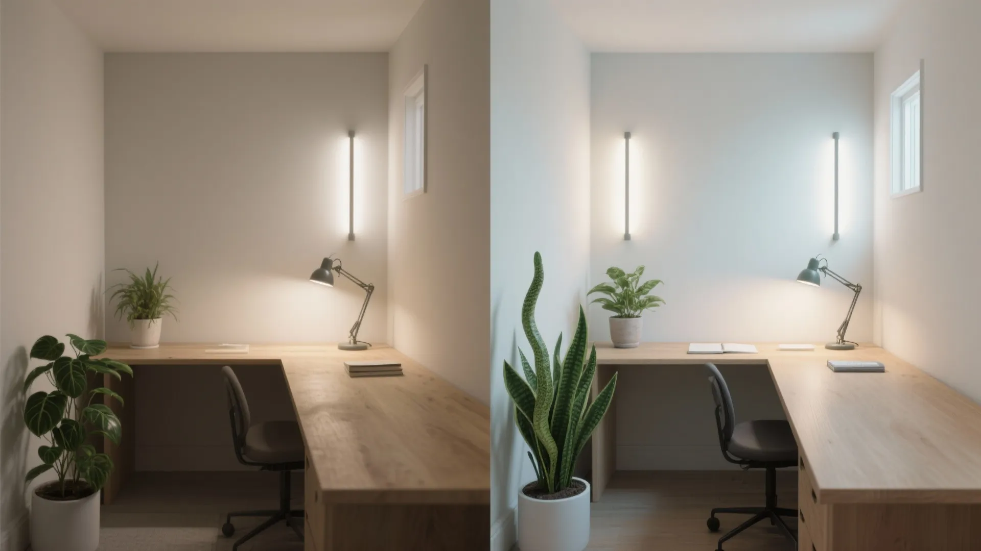 Layered Lighting + Biophilic Boost