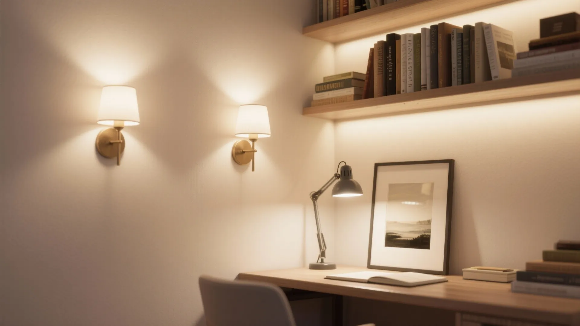 Layered Wall Lighting That Calms Your Eyes