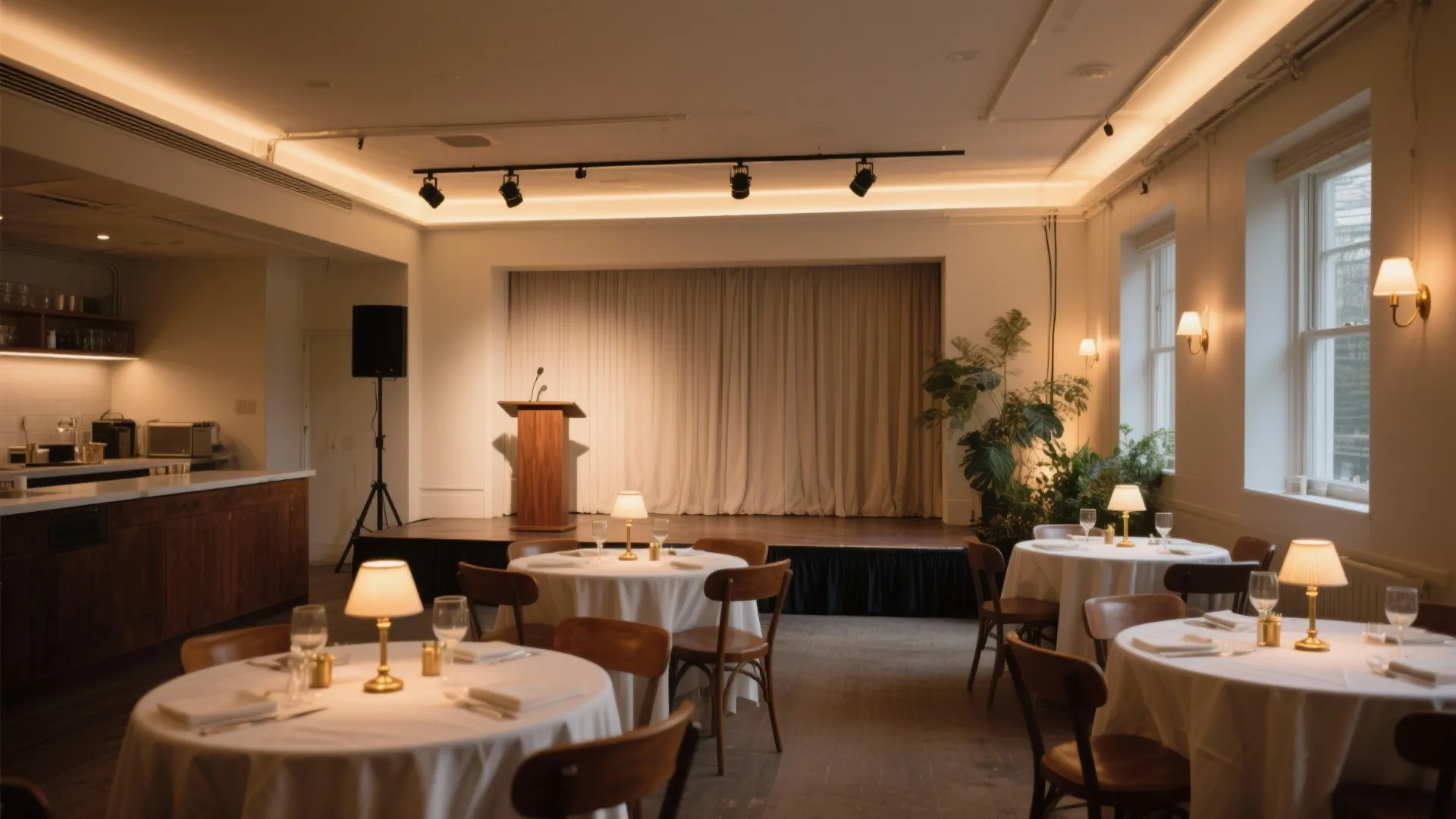 Layered, Dimmable Lighting That Sets the Mood