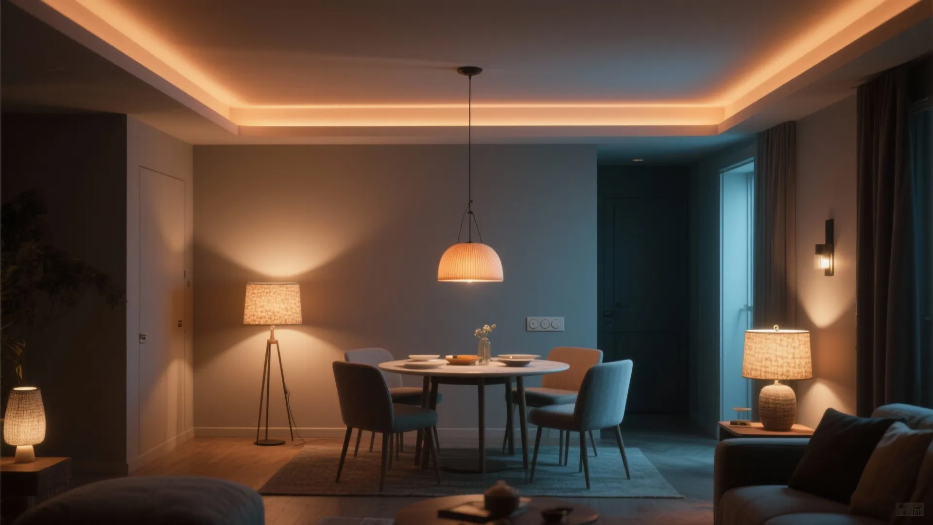 5. Lighting and Ceiling Treatments to Anchor Each Area
