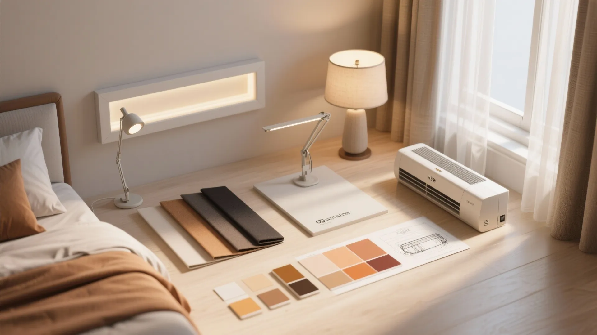 5. Layered lighting and climate control