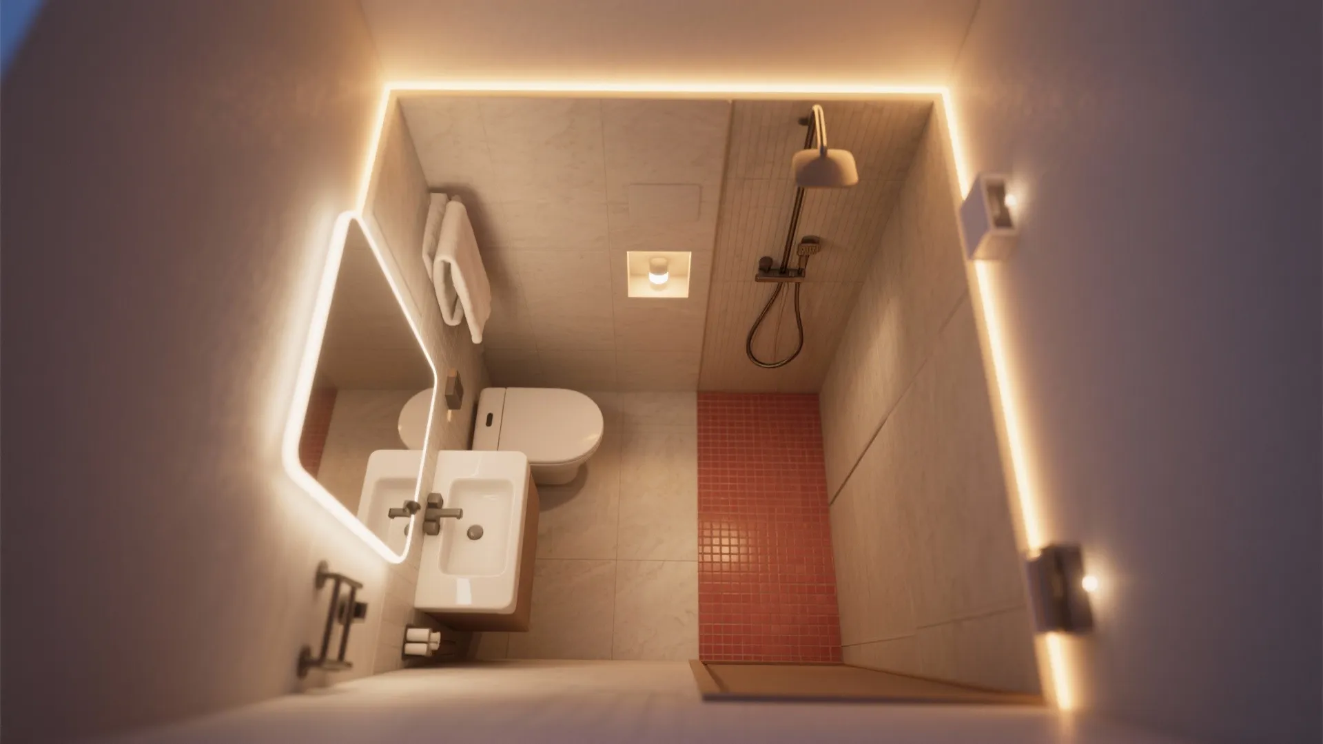 5. Strategic lighting and color layering