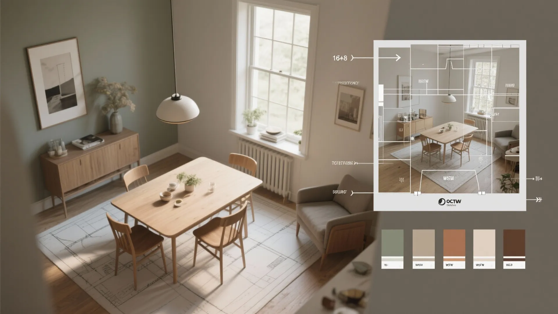 5. Coordinate Paint with Lighting and Layout