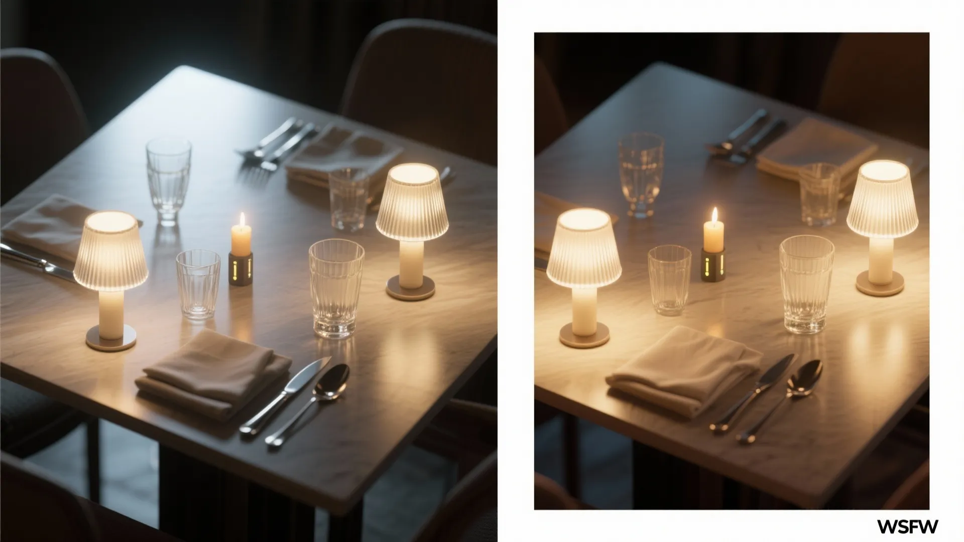 Idea 5: Light and mood—glow that flatters a square