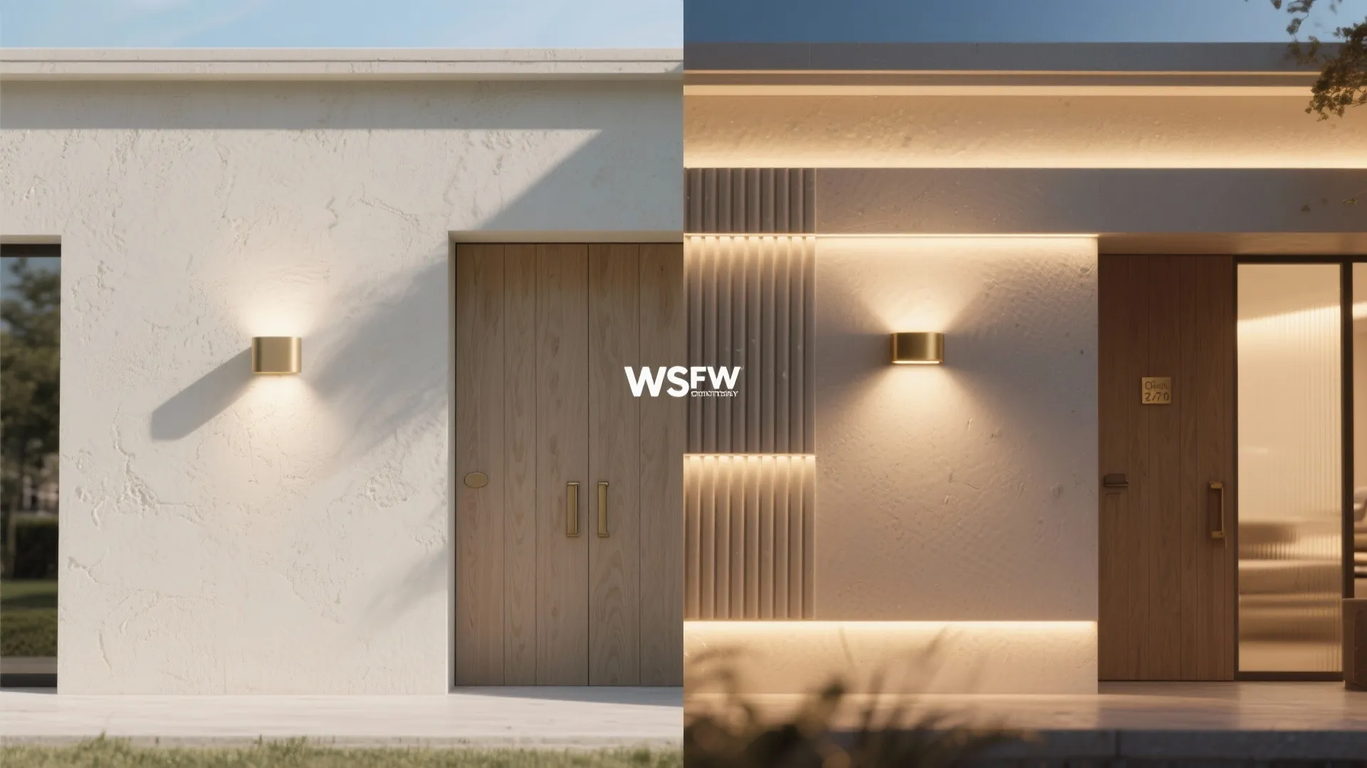 Lighting-First Feature Wall