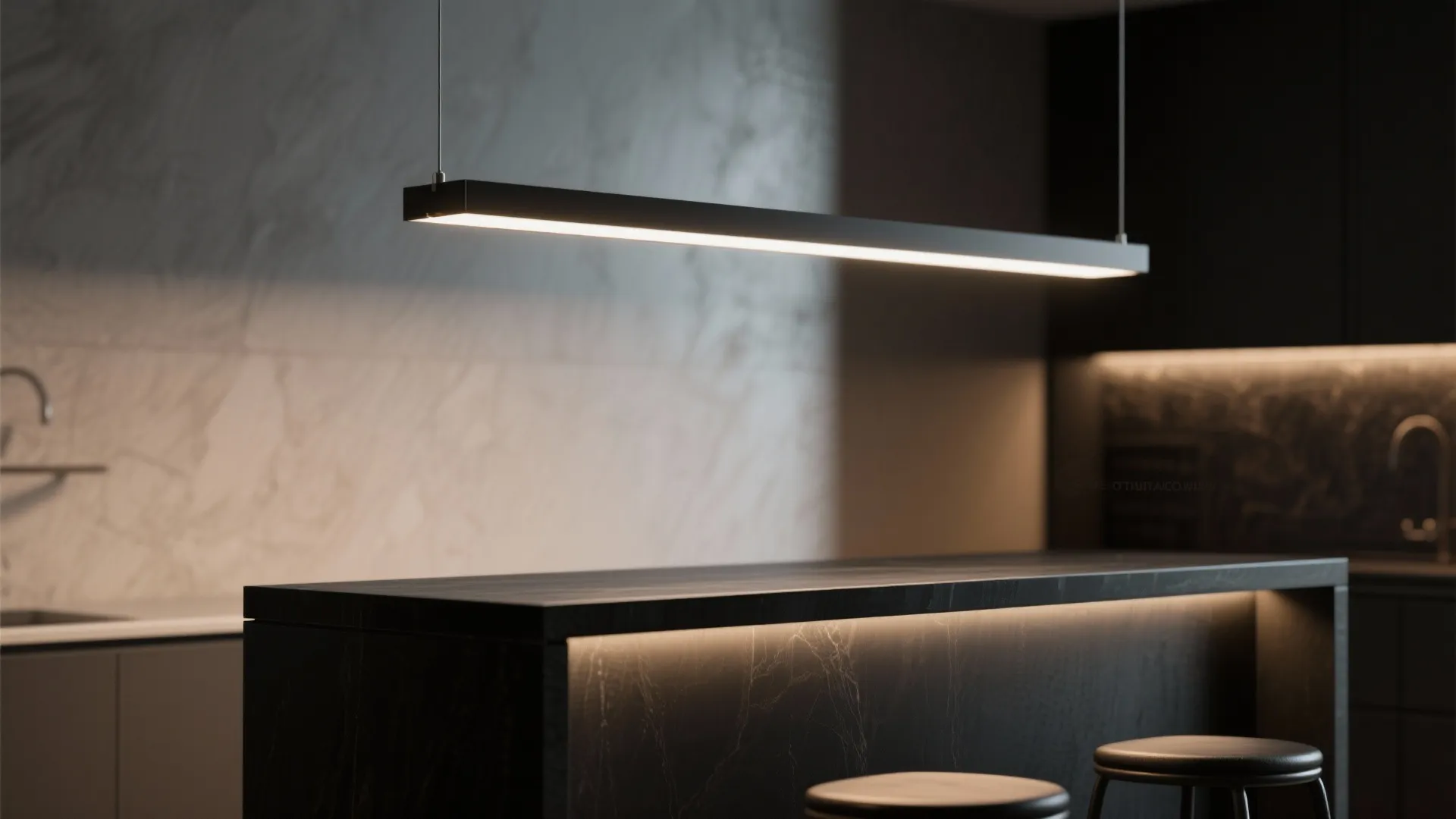 5. Scale lighting to counter height