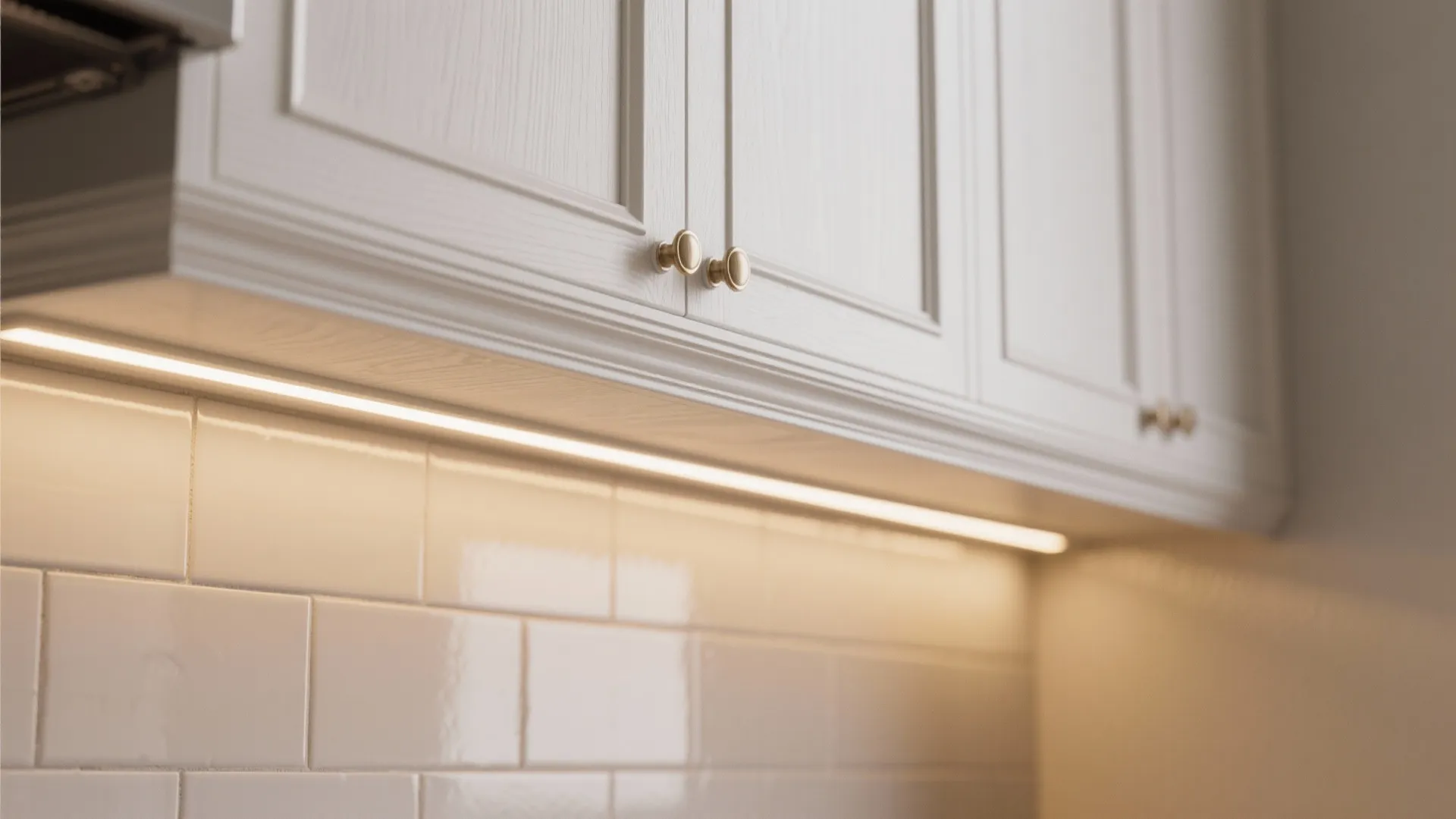 4. Integrated lighting and subtle crown molding