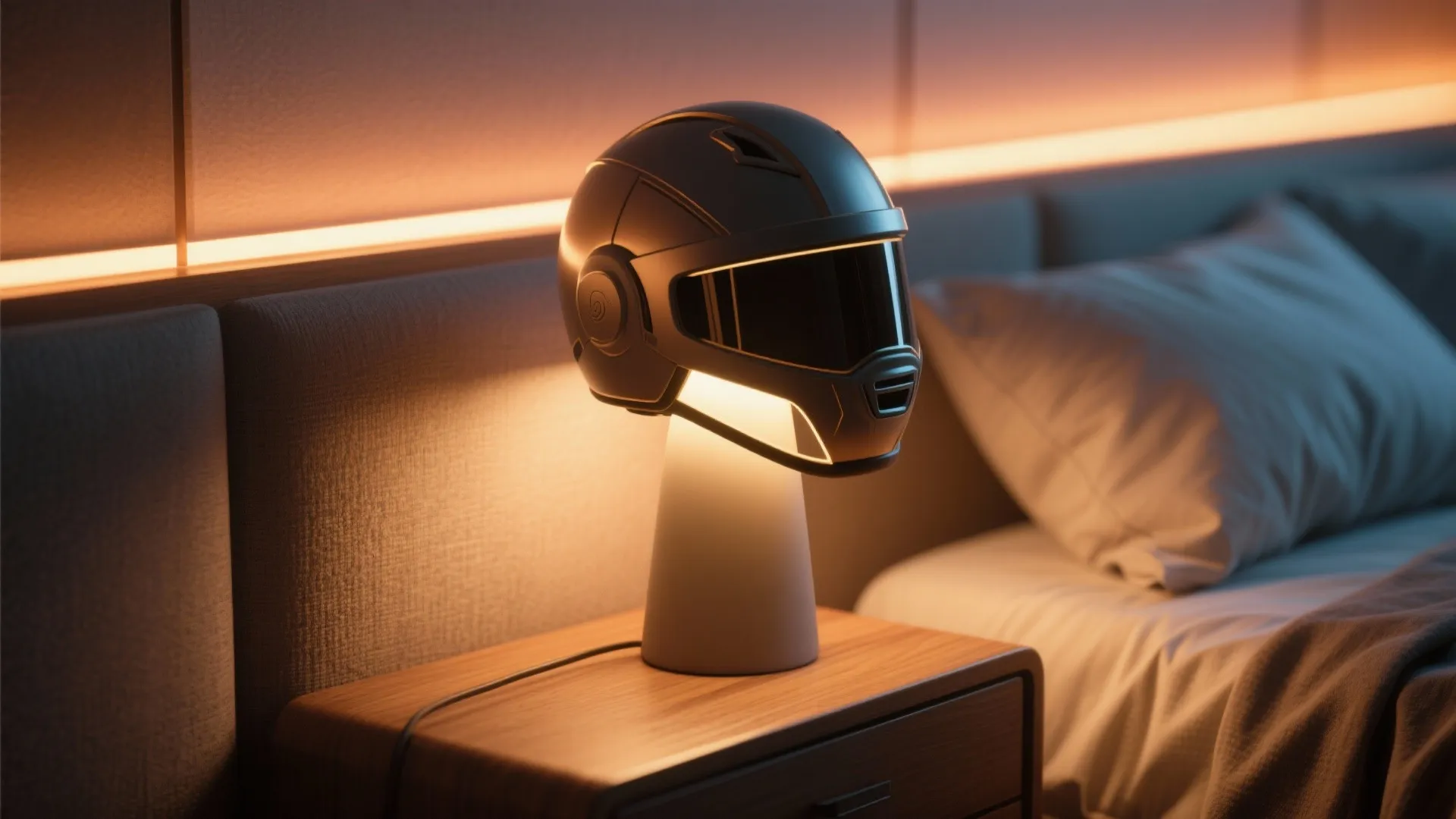 4. Lighting that sets the scene (and aids sleep)