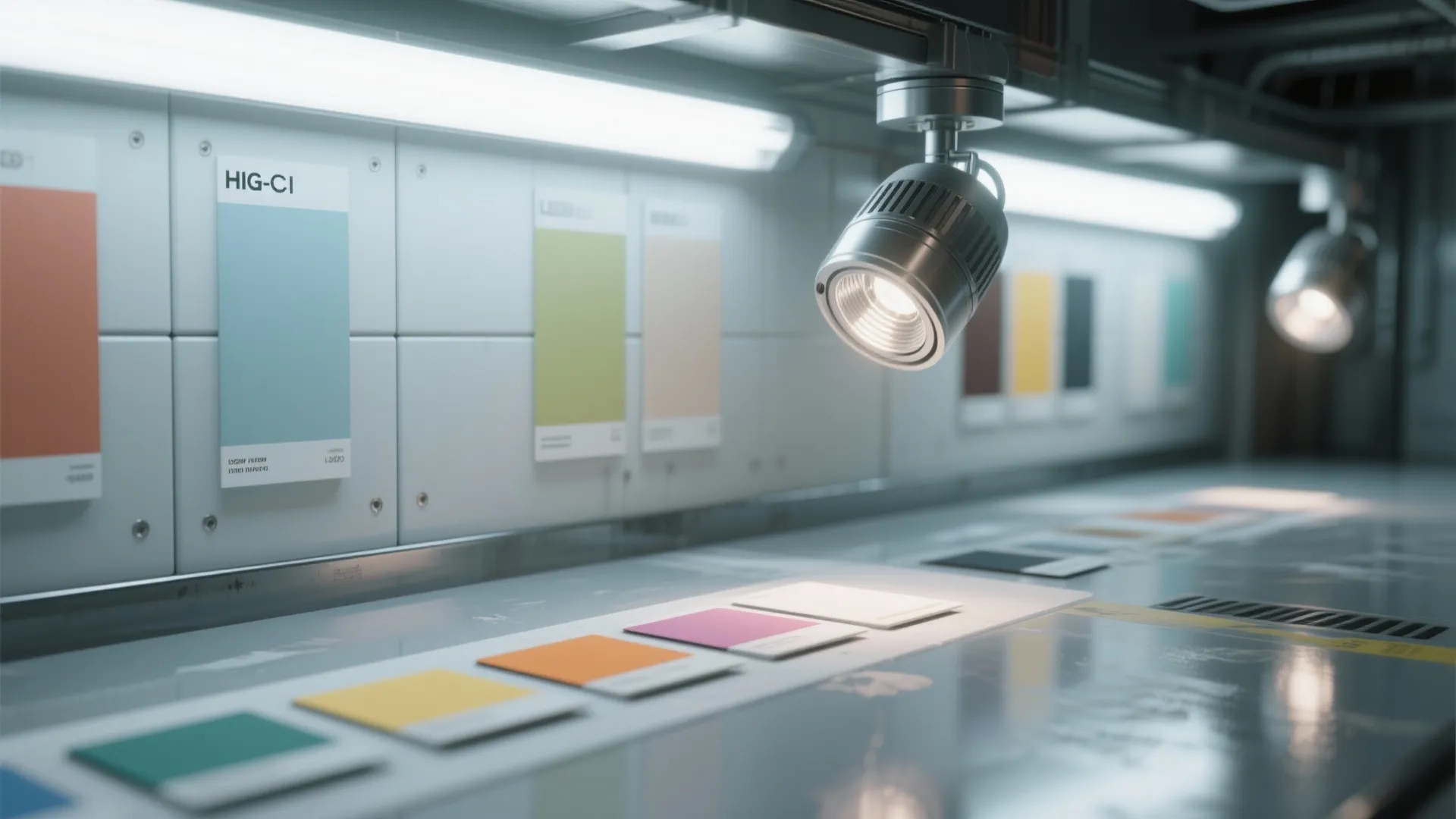 Lighting, color and reflective surfaces