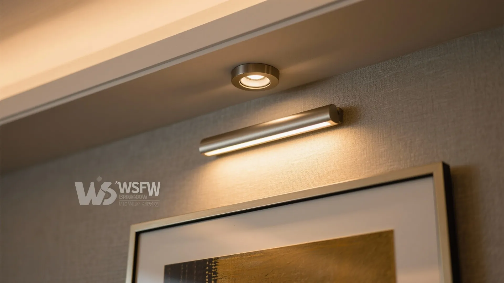 Layered lighting for hotel-like ambience