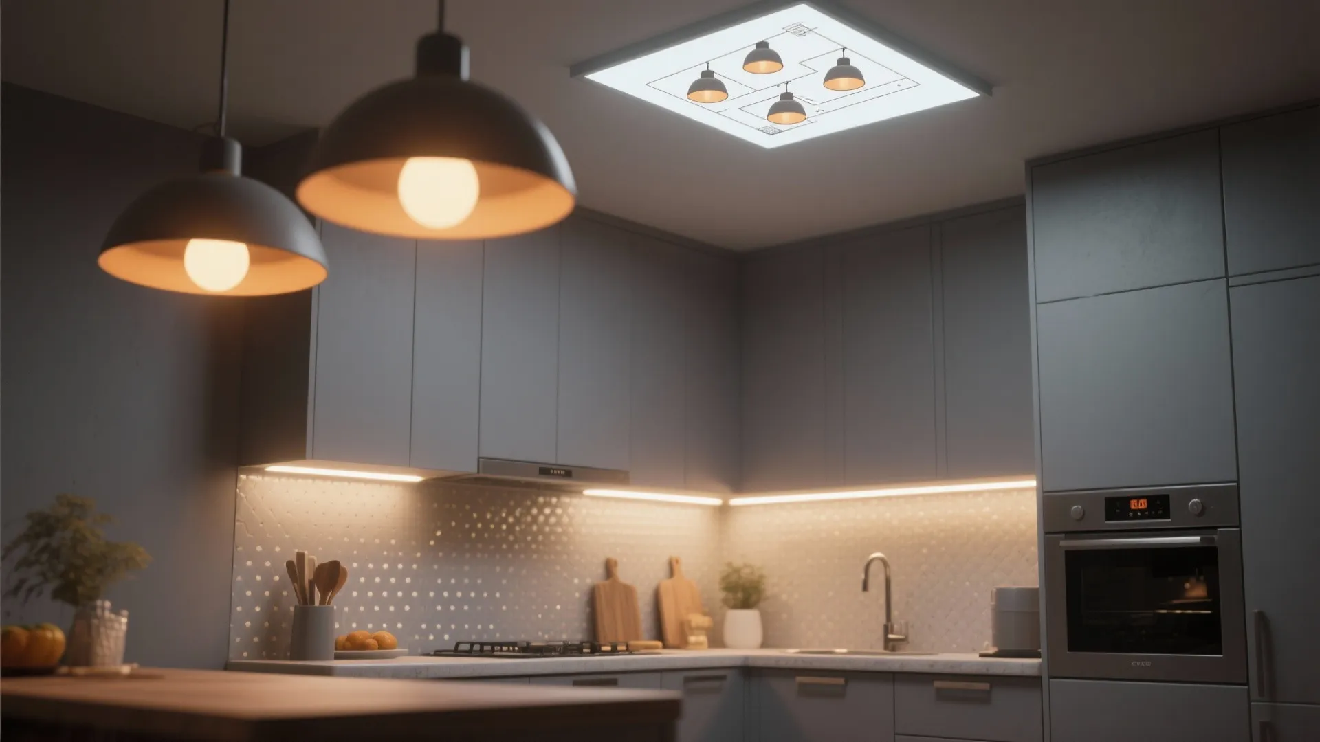 5. Lighting that sculpts the dots