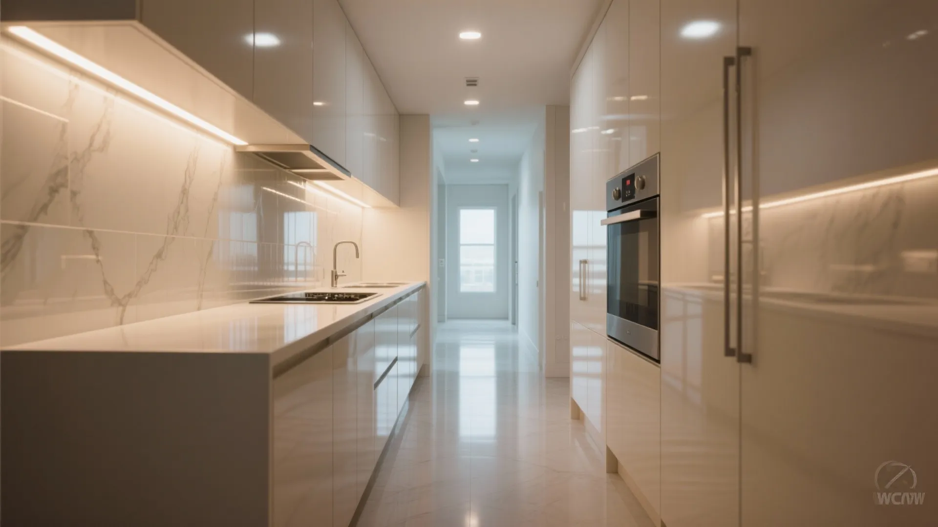 5. Make lighting and finish choices amplify space