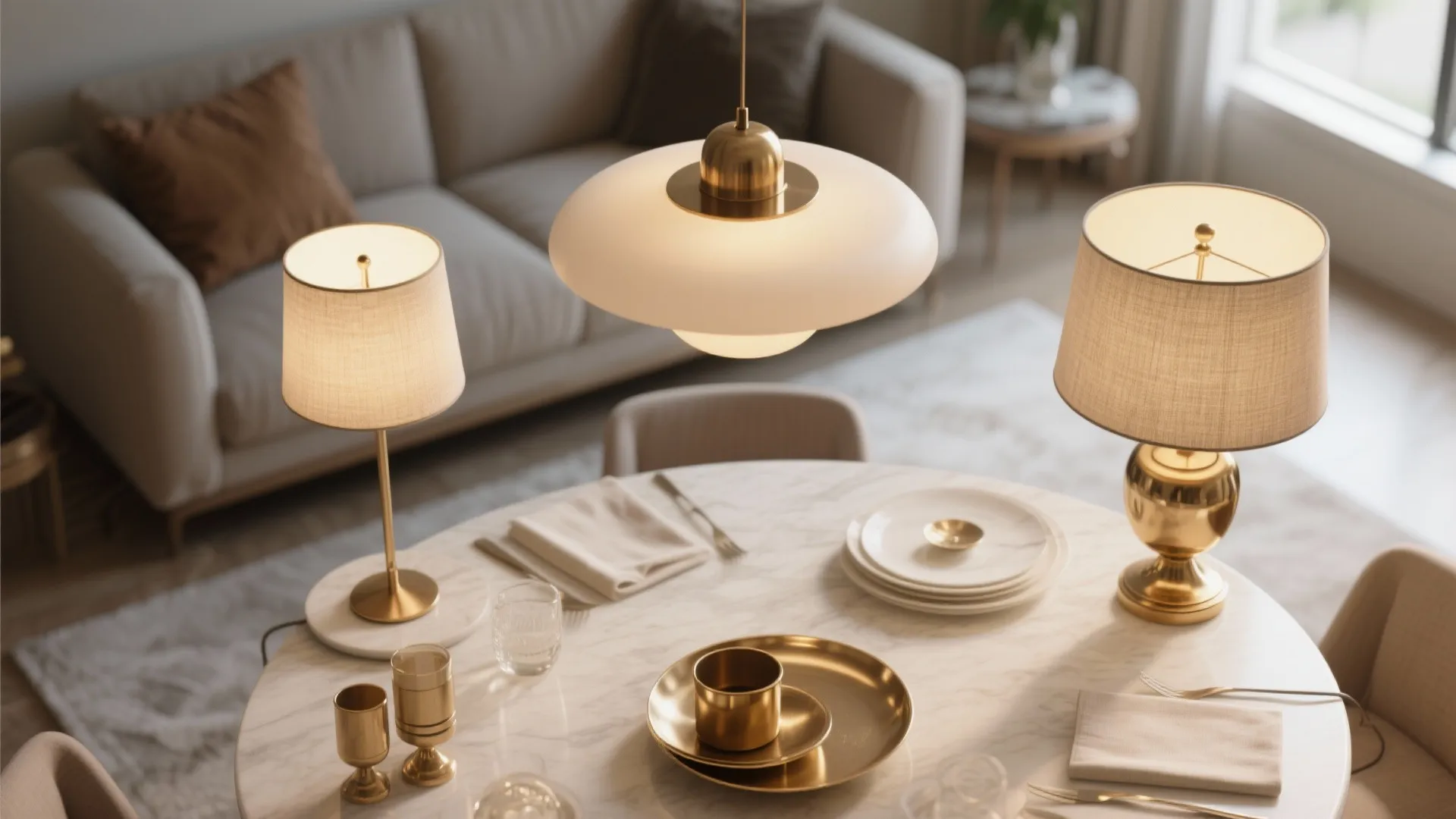4. Centerpiece Lighting