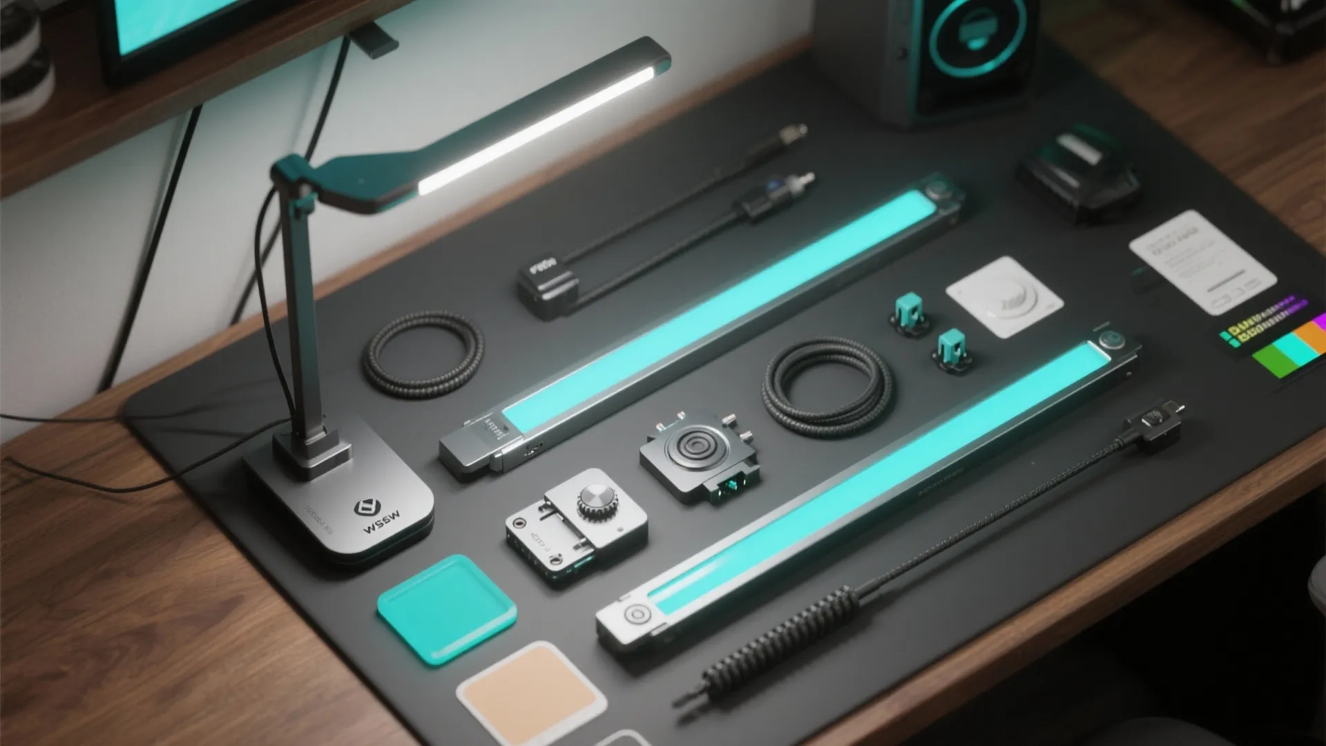 Layered Lighting: Task, Ambient RGB, and Bias Glow