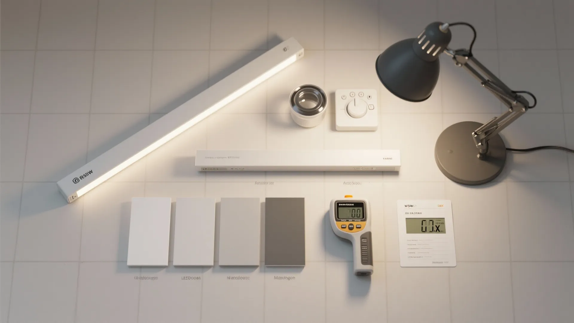 Layered, glare-free lighting