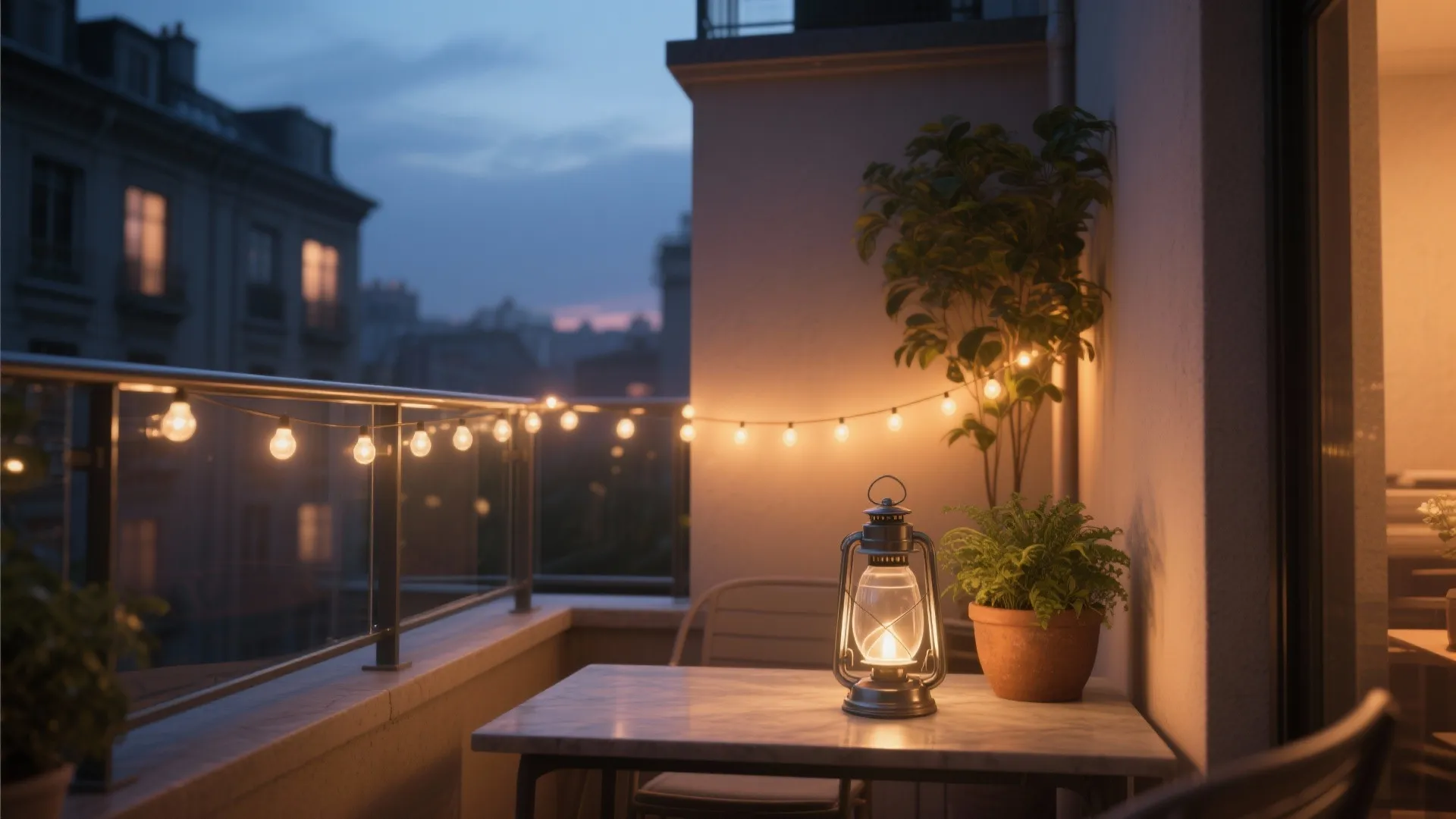 Layered Lighting + Clear Lines (Think Glass and Glow)