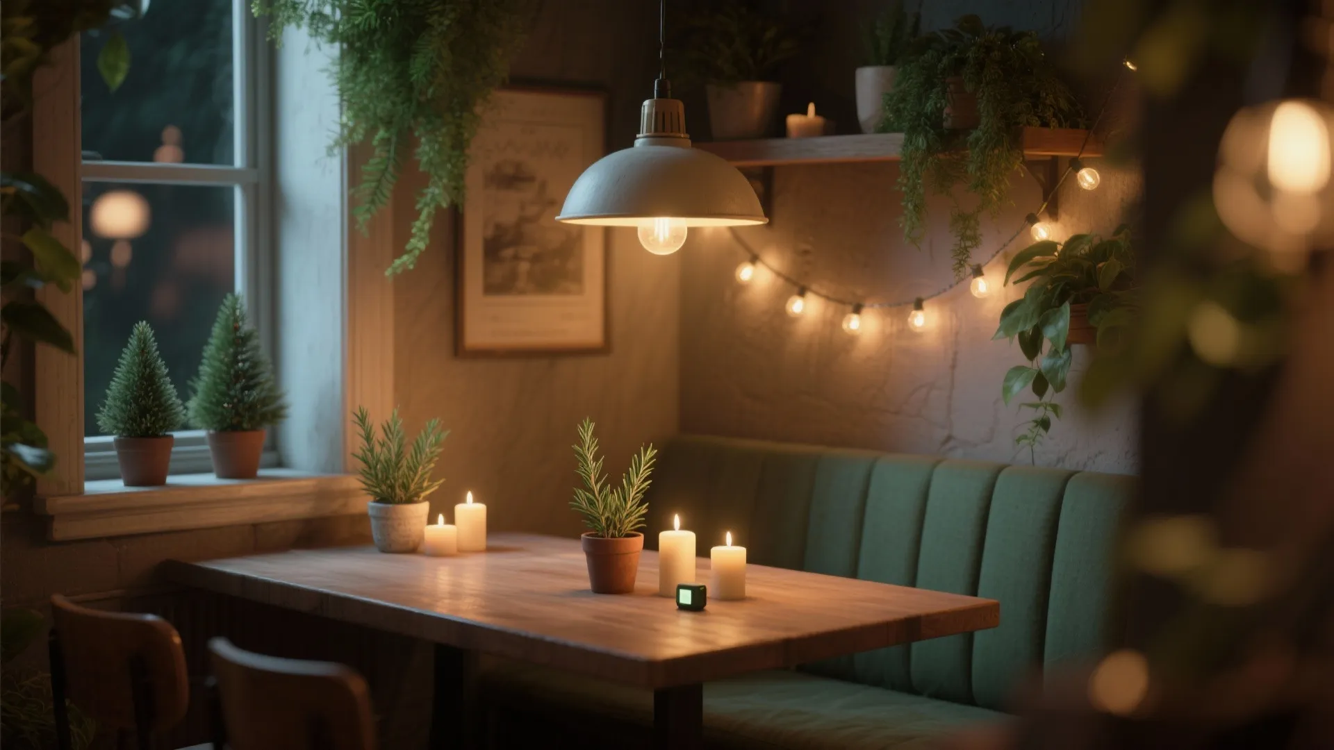 Multi-Functional Lighting and Greenery