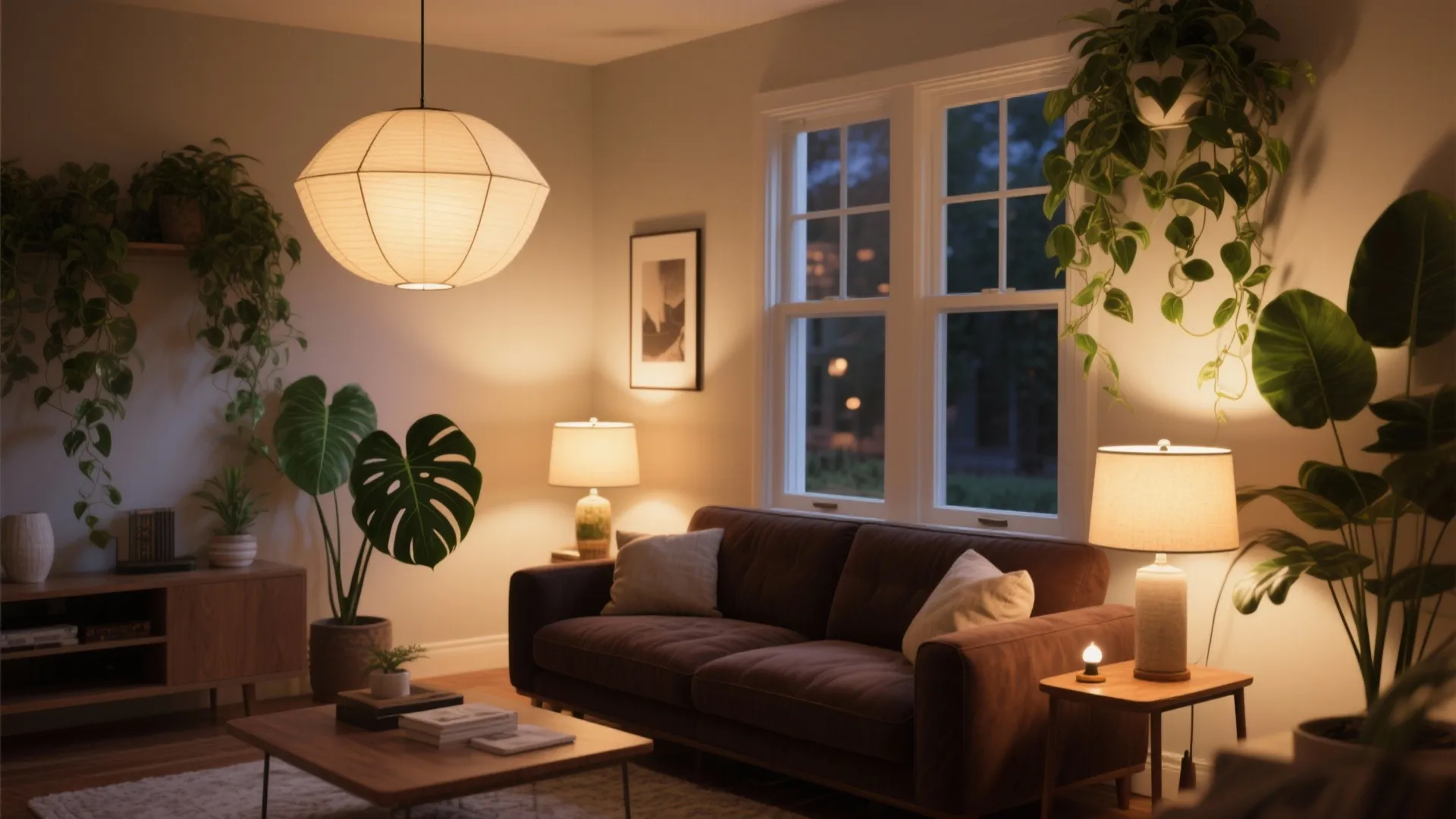 5) Lighting Layers + Greenery