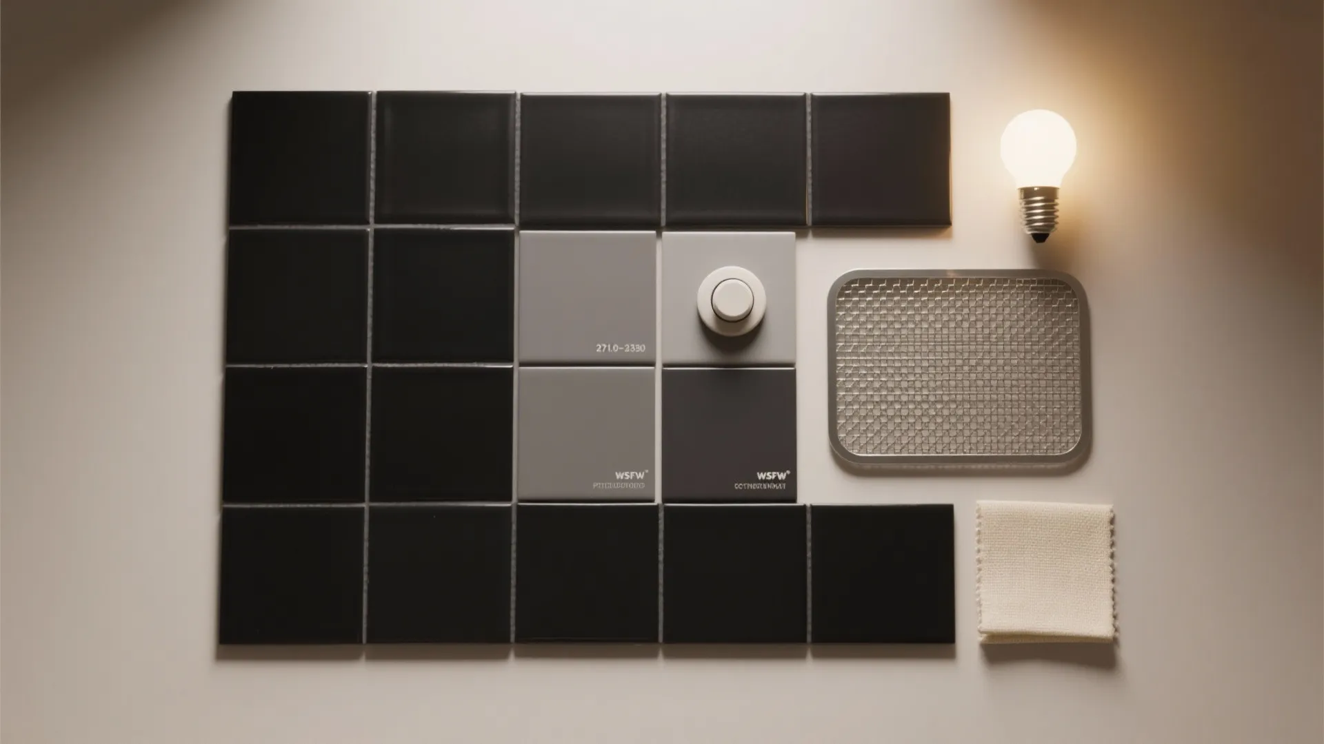 Lighting, Grout, and Heat: Make Black Work Day and Night
