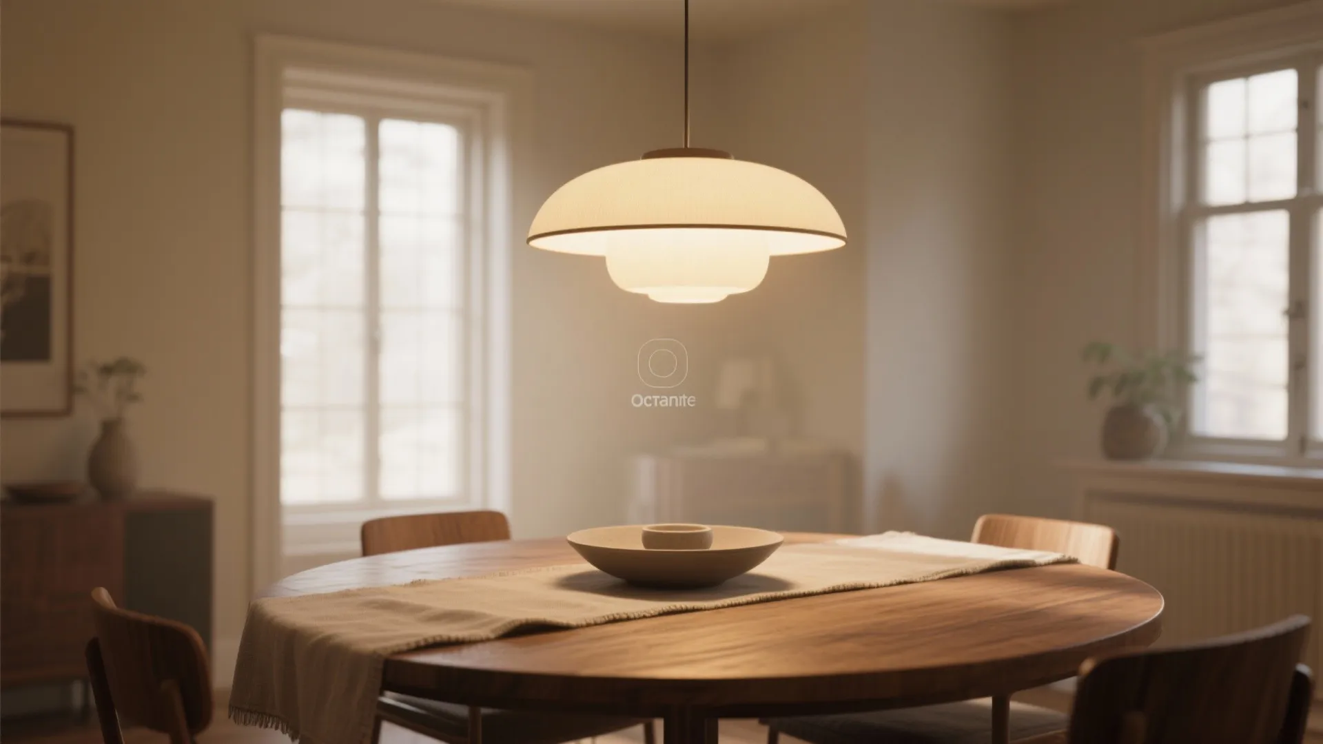 Lighting to define the circle