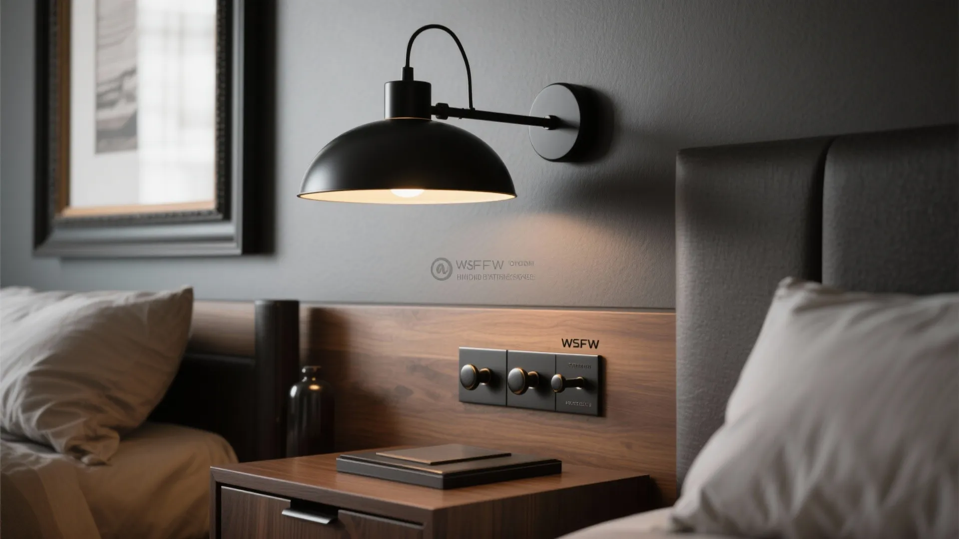 4. Statement lighting and hardware