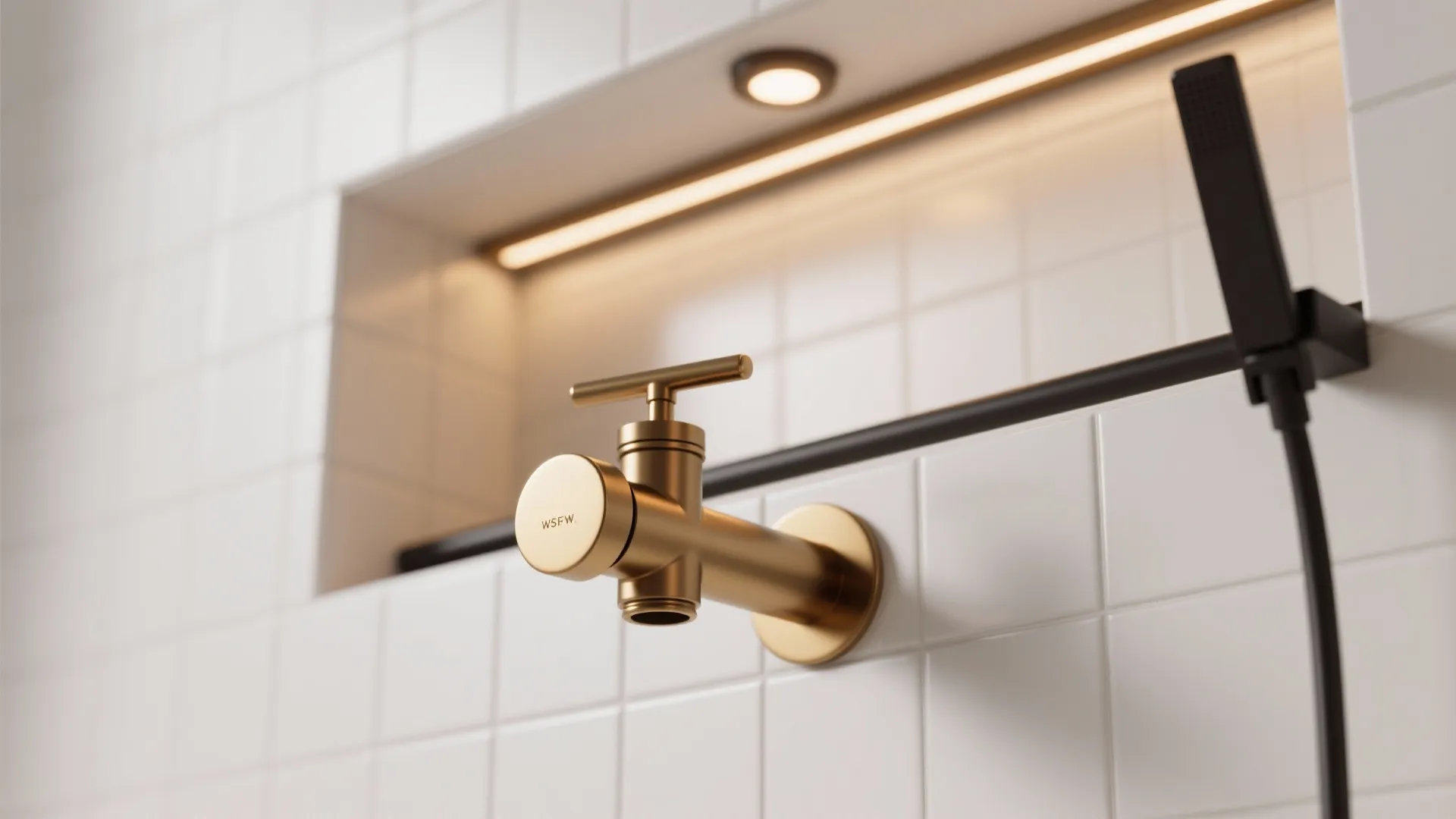 5. Layer lighting and hardware finishes