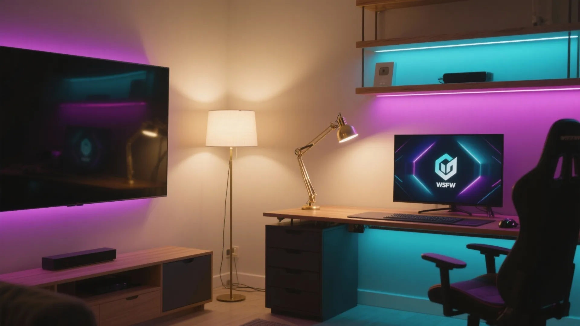 Layered Lighting That Boosts Immersion (and Stops Screen Glare)