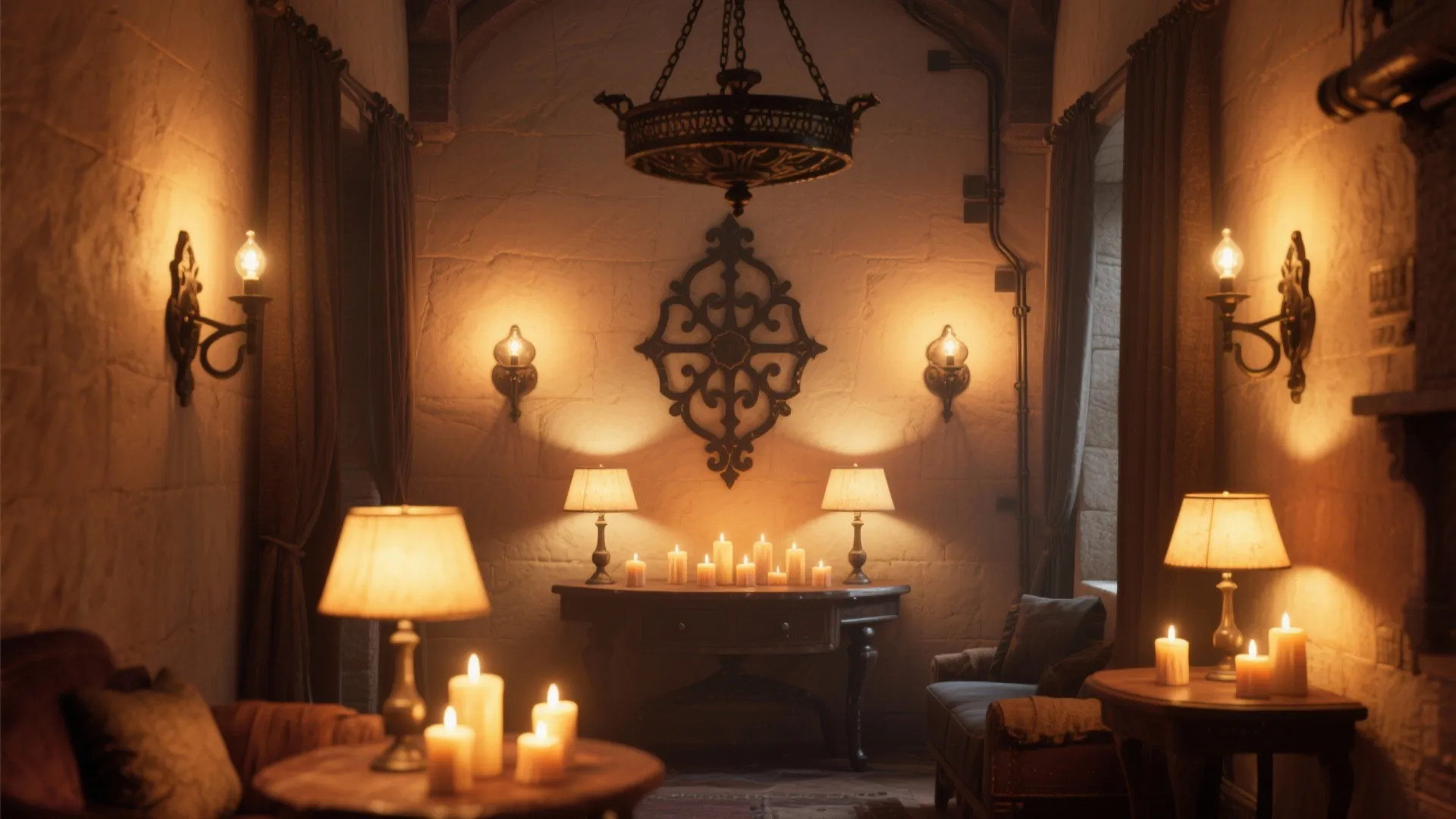 5. Lighting: candlelight mood with modern safety