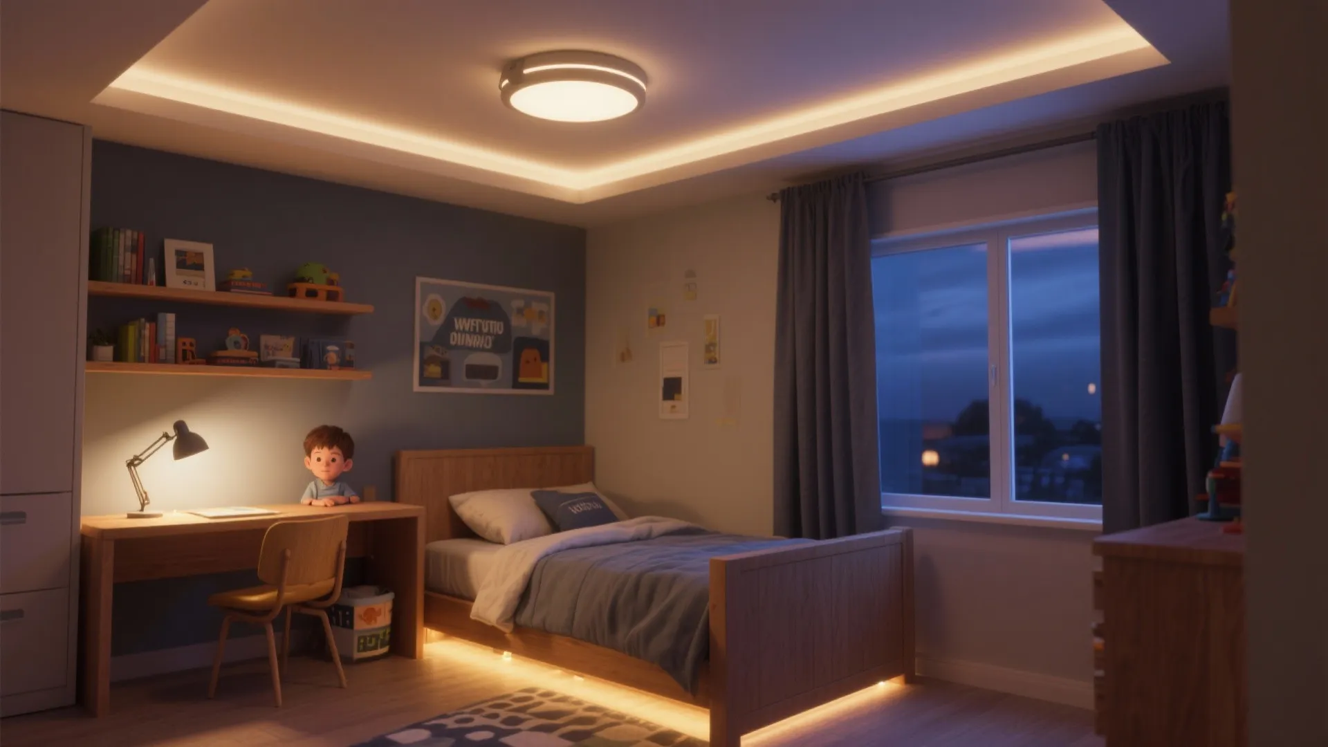 Layered Lighting and Sleep-Smart Setup