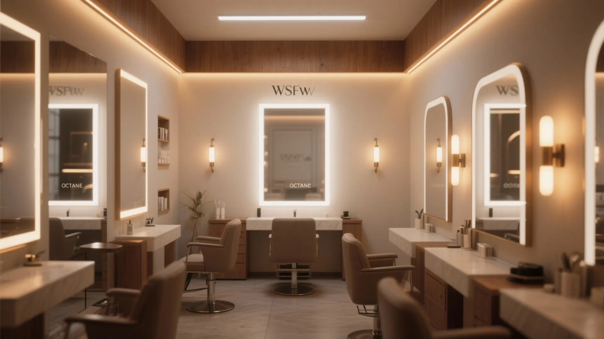 4. Lighting layers that widen the room